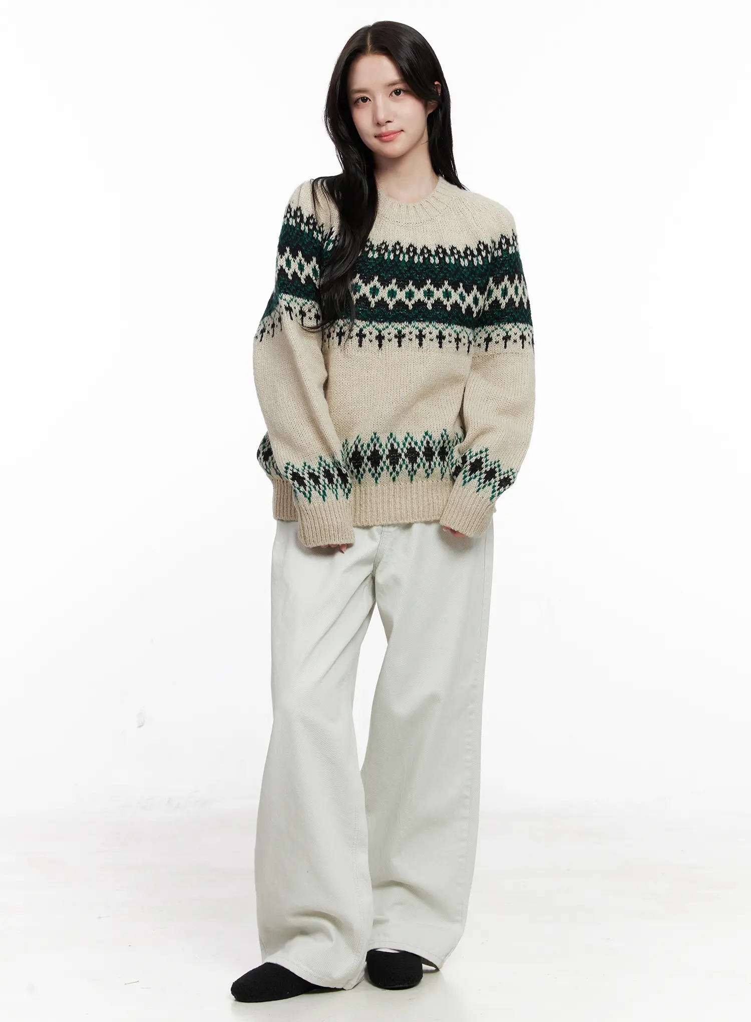 Nordic Knit Sweater CO522 - Image 3