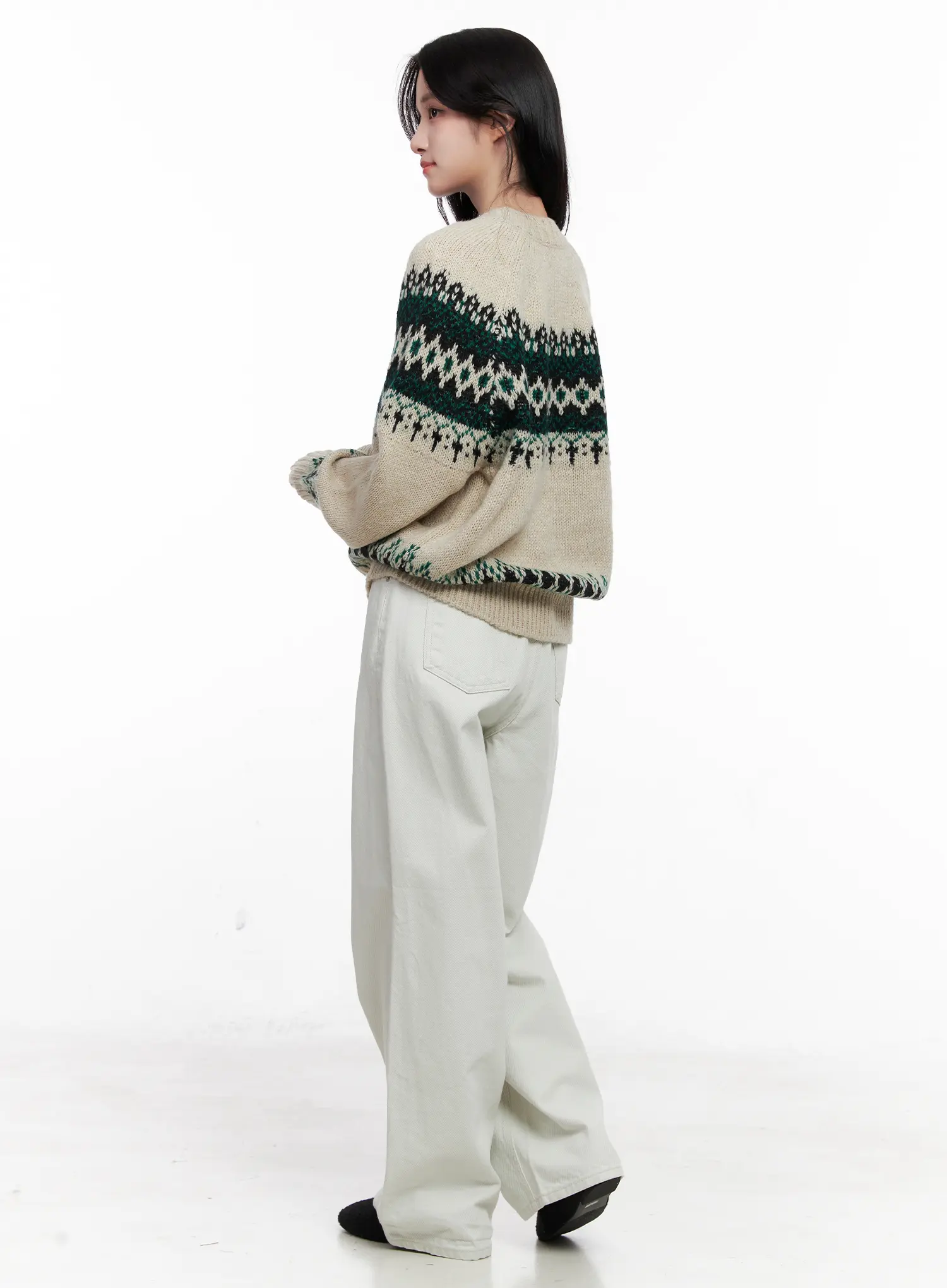 Nordic Knit Sweater CO522 - Image 5