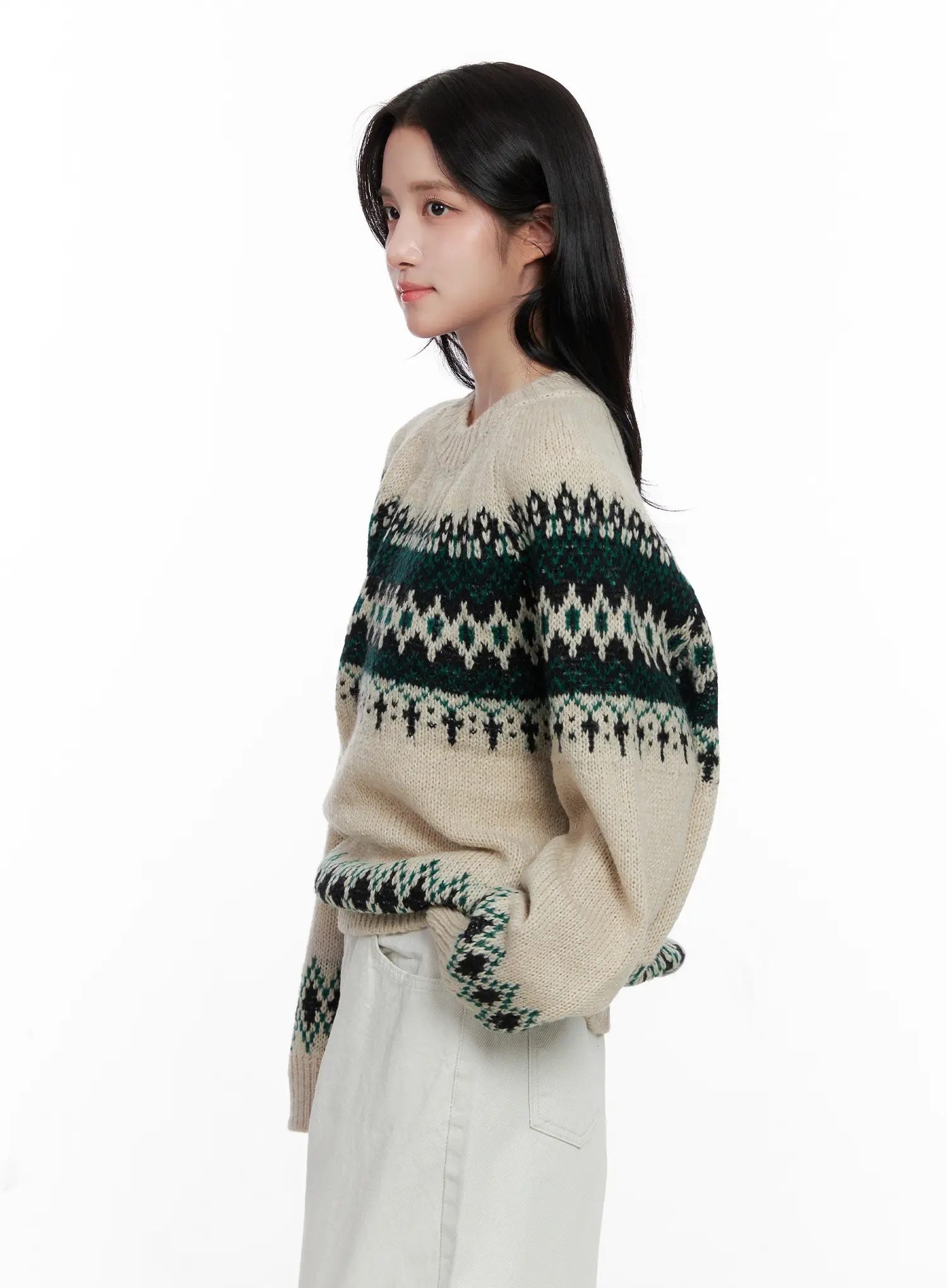 Nordic Knit Sweater CO522 - Image 7