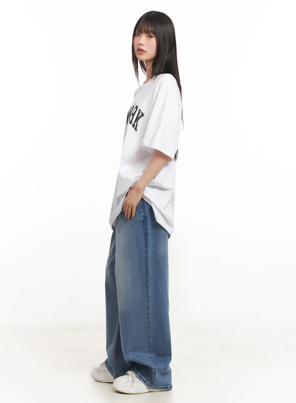 NY Graphic Oversize T-Shirt IY502 - Image 12