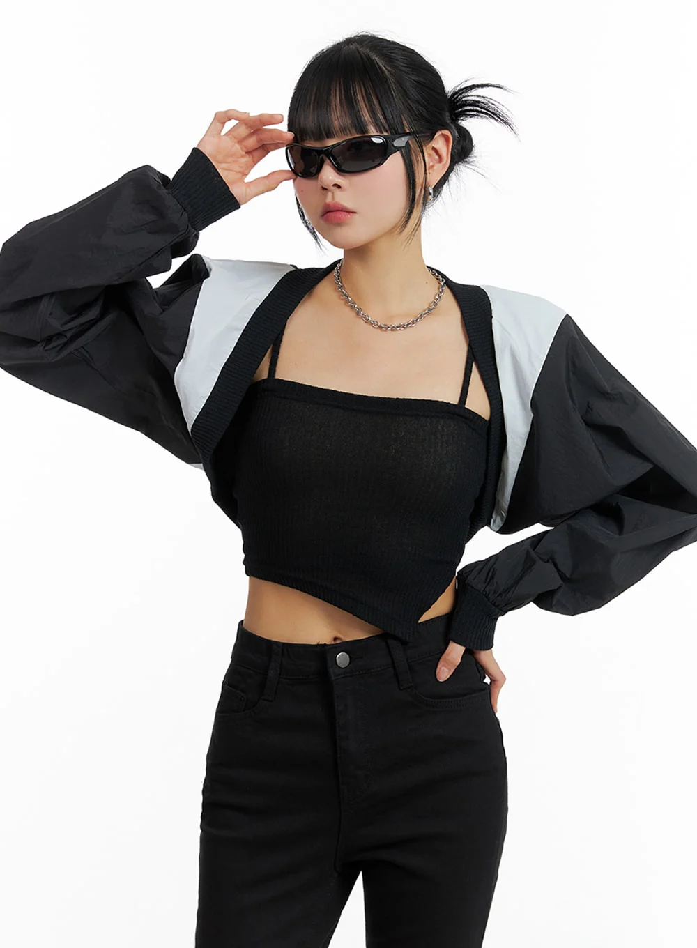 Nylon Bolero Top IF402 - Image 3