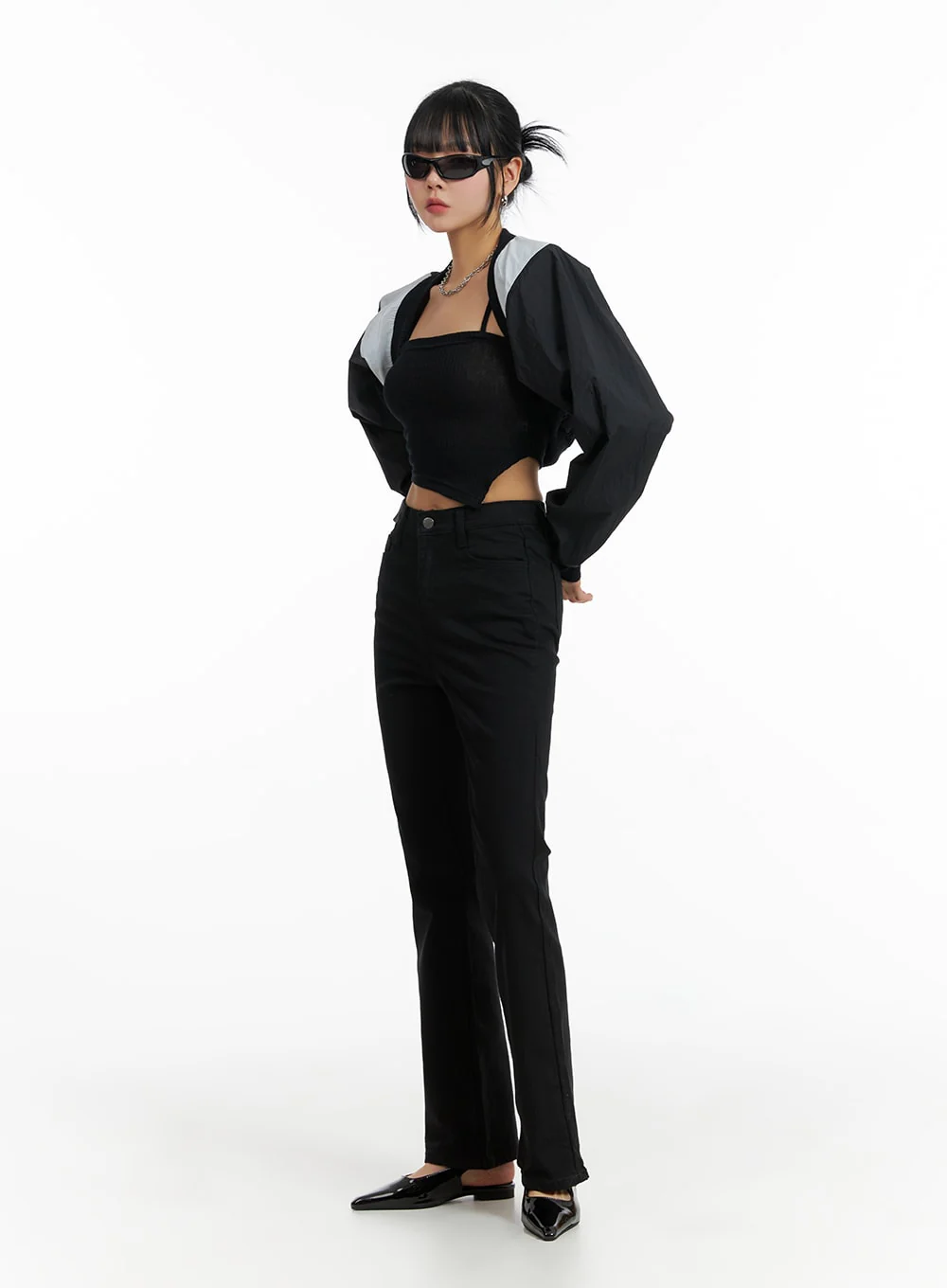 Nylon Bolero Top IF402 - Image 5