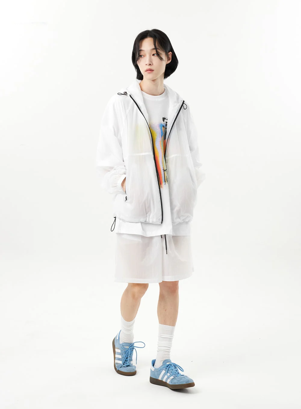 Nylon Hoodie Jacket CU314 - Image 13