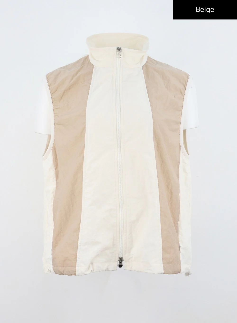 Nylon Sleeveless Zip-Up CU323 - Image 14