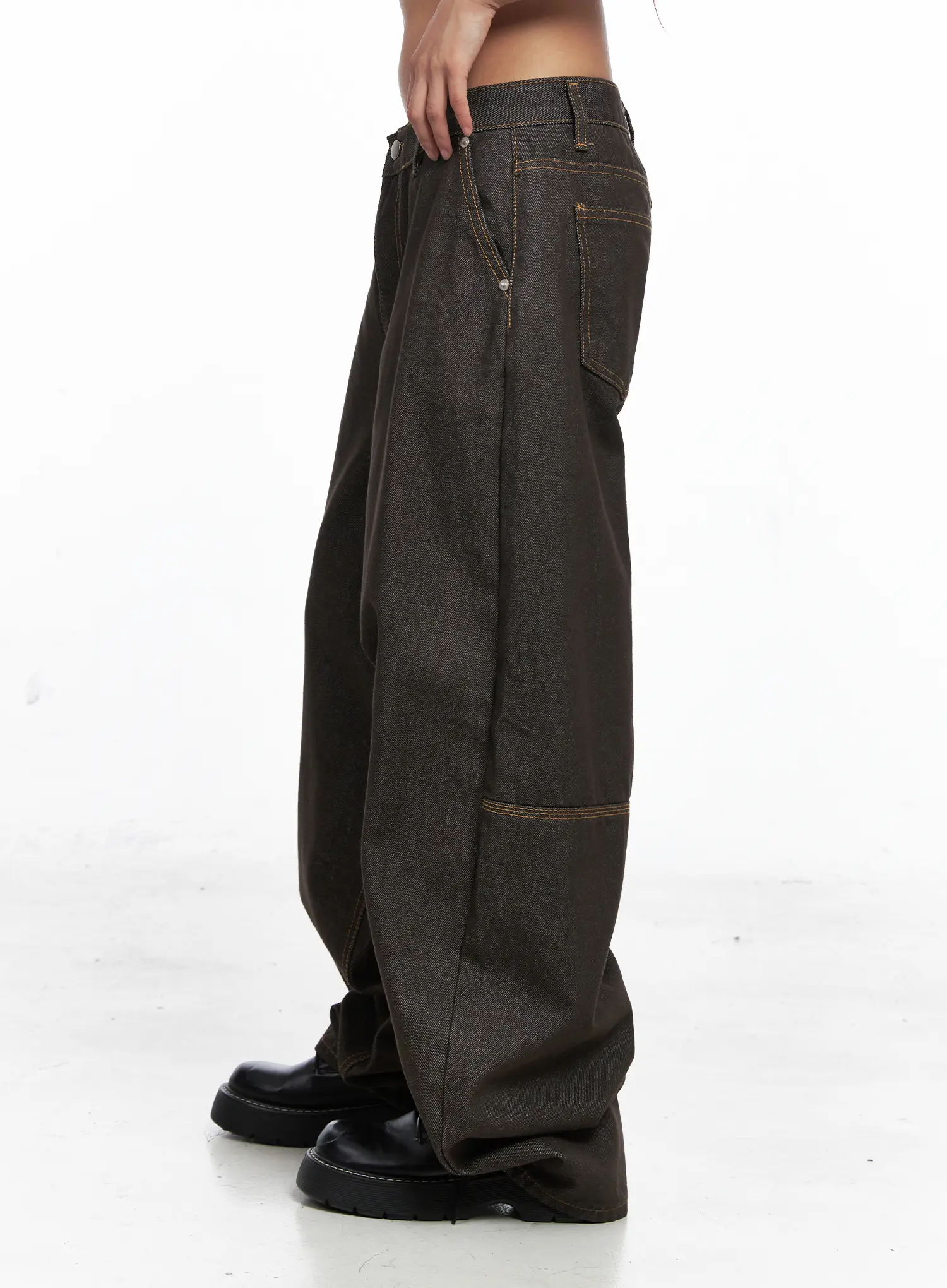 Oaklyn Non-Fade Wide-Leg Jeans CO513 - Image 3