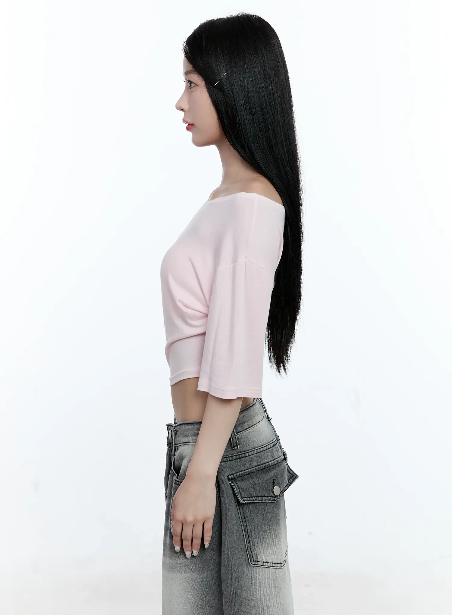 Off-Shoulder Crop Top CG511 - Image 3