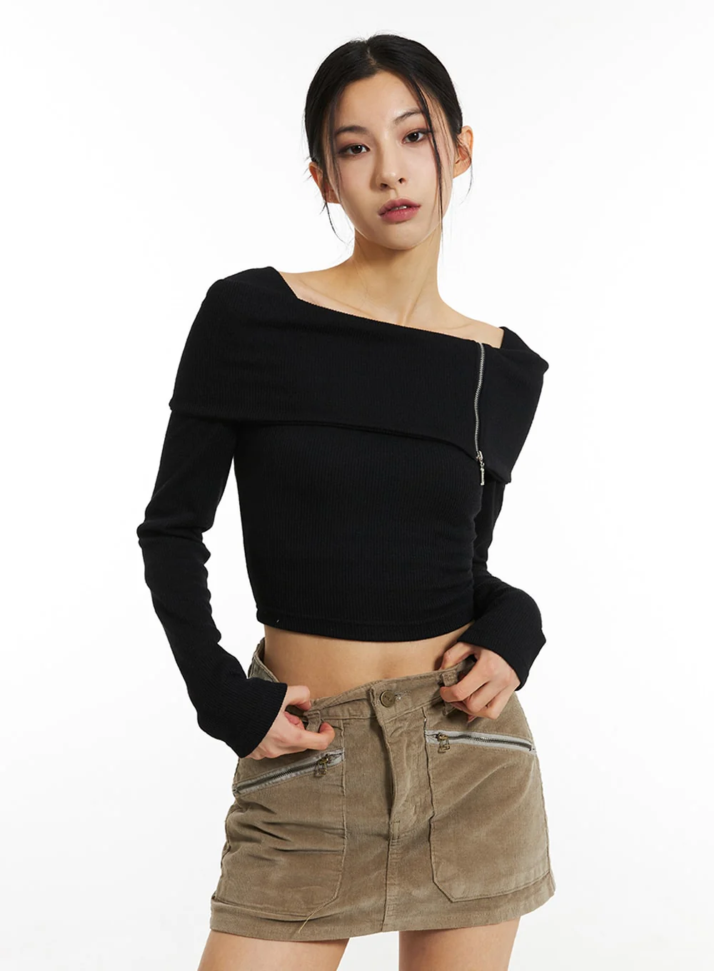 Off-Shoulder Crop Top IN308 - Image 5