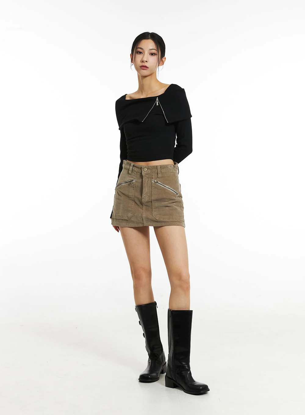 Off-Shoulder Crop Top IN308 - Image 6
