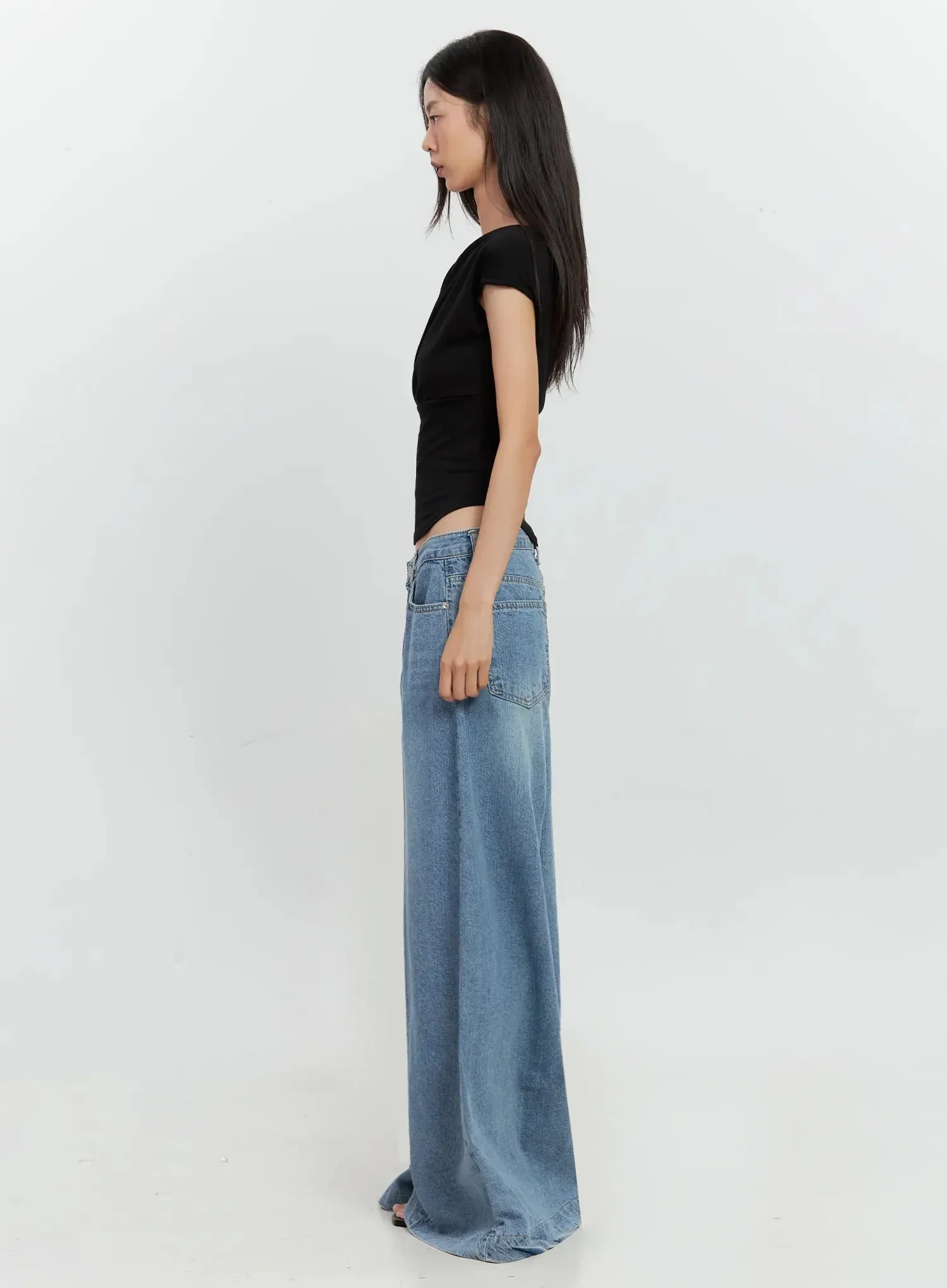 Off-Shoulder Draped Top IL528 - Image 29