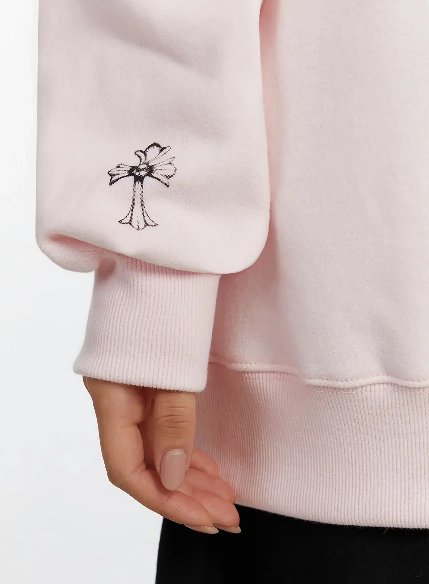 Off-Shoulder Graphic Sweatshirt ID525 - Image 7
