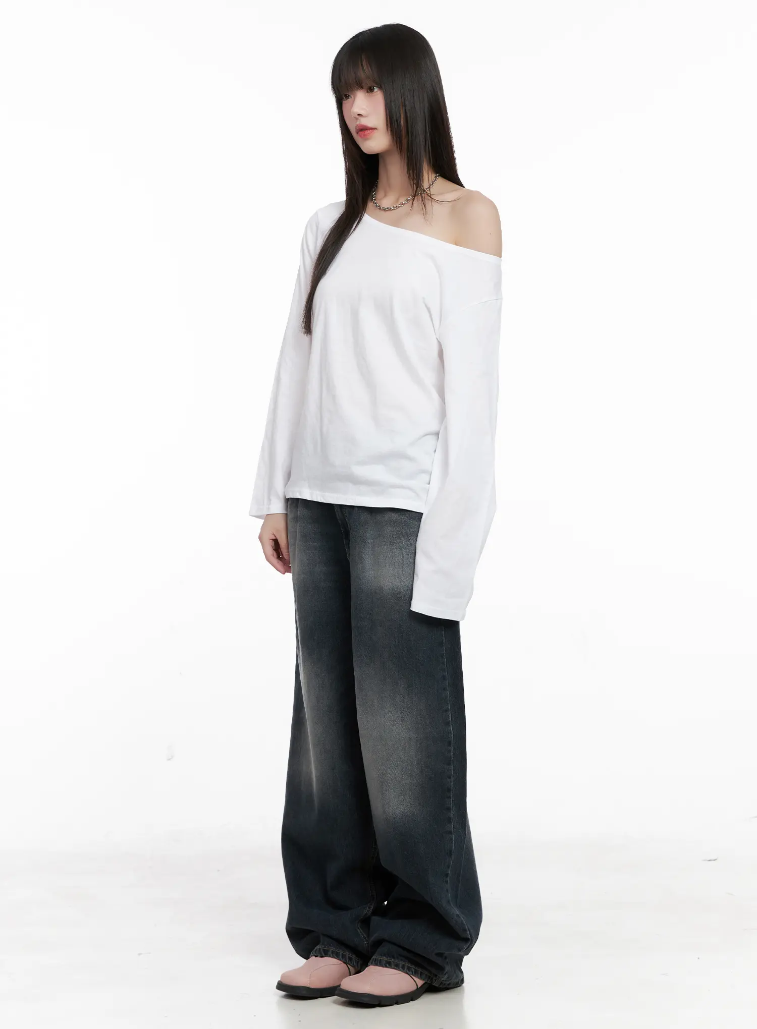 Off-Shoulder Long Sleeve Top CG515 - Image 6