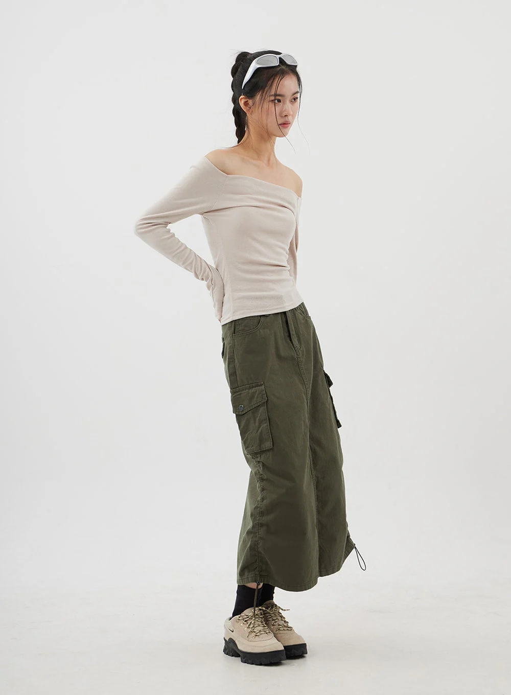 Off-Shoulder Long Sleeve Top CJ309 - Image 10