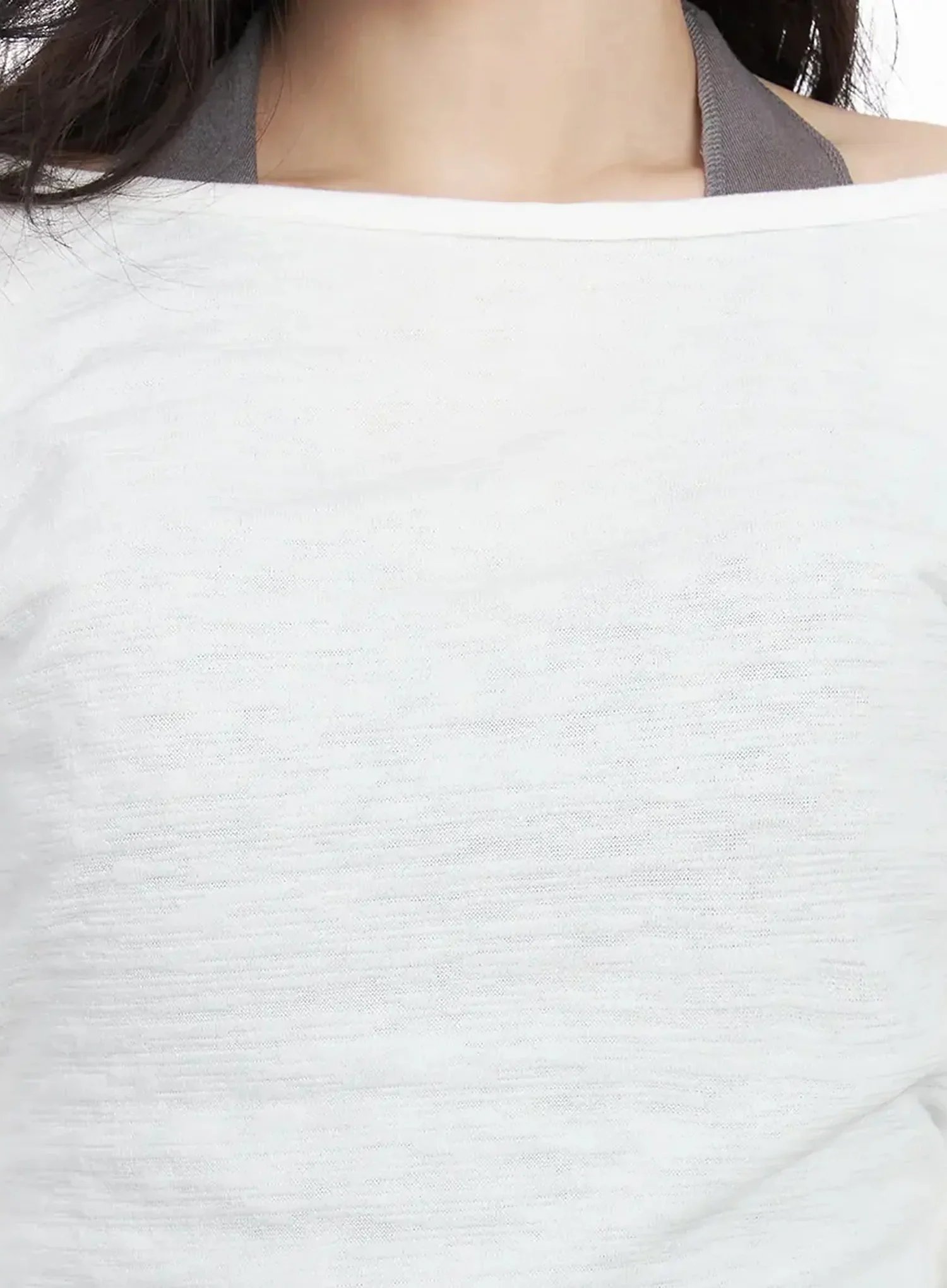Off-Shoulder Long Sleeve Top IJ528 - Image 5