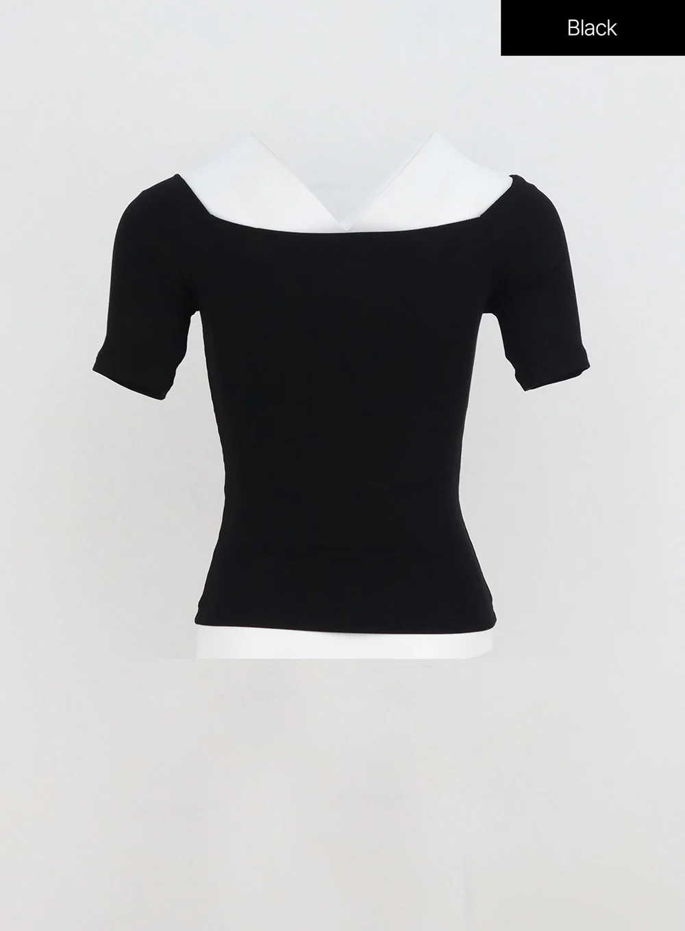 Off-Shoulder Ribbed Tee IY331 - Image 10