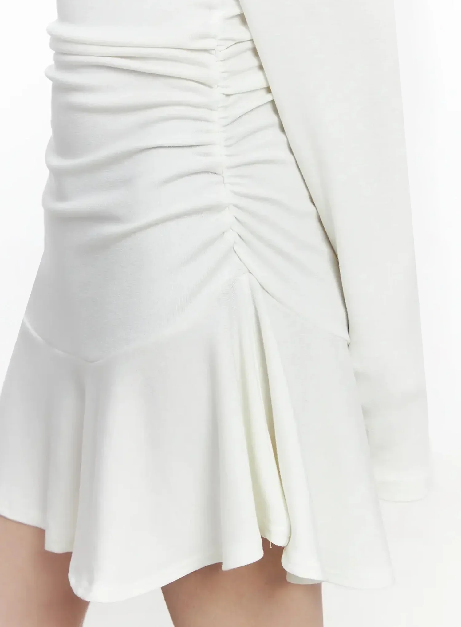 Off-Shoulder Ruched Dress IM506 - Image 8