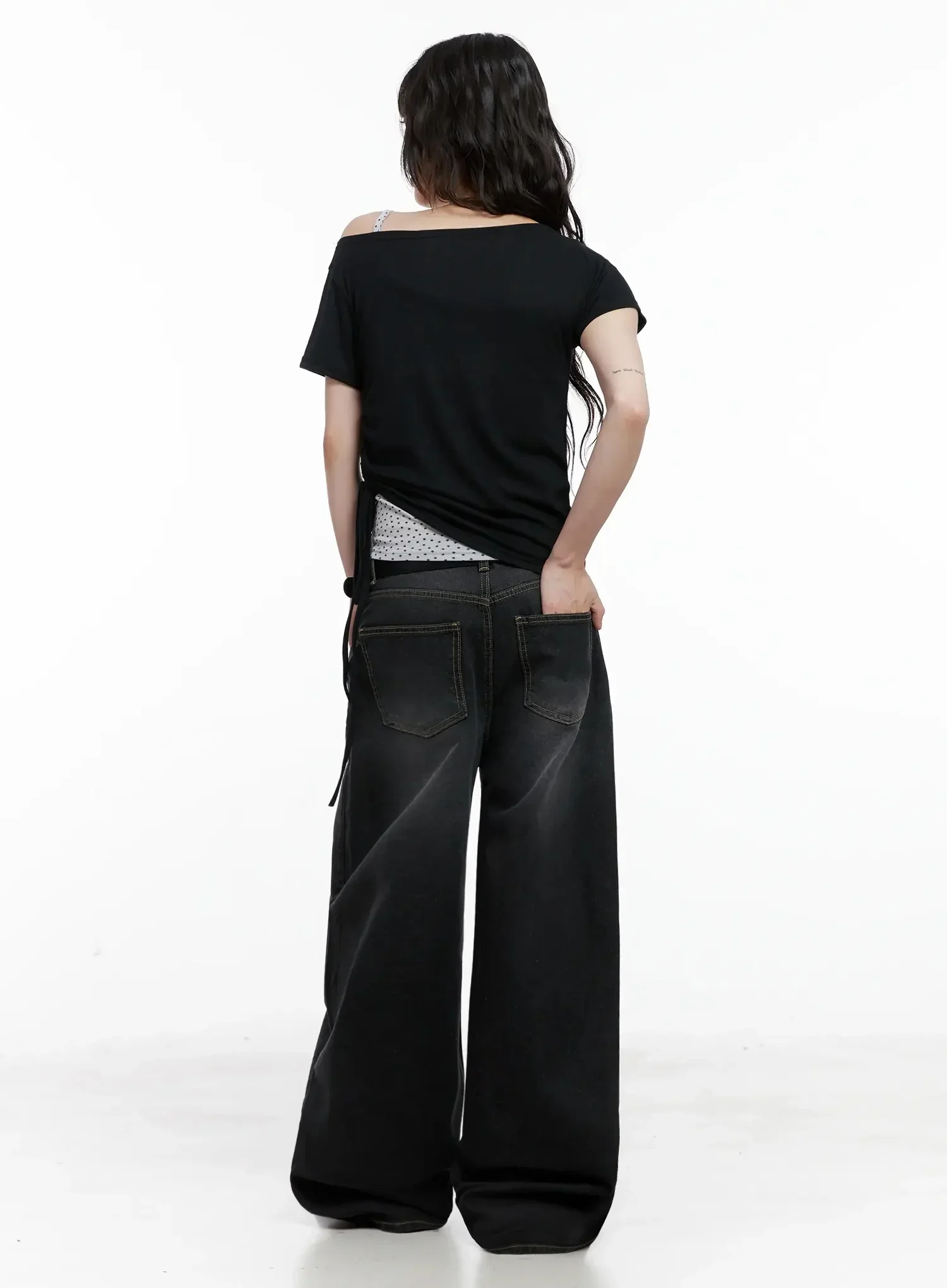 Off-Shoulder Ruched Top IL528 - Image 13