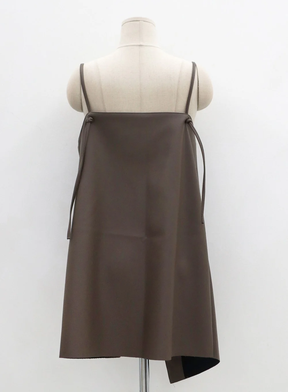 One Button Faux Leather Mini Dress OS29 - Image 16