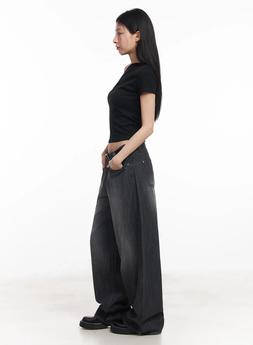 One-Shoulder Ribbon Top IY529 - Image 12