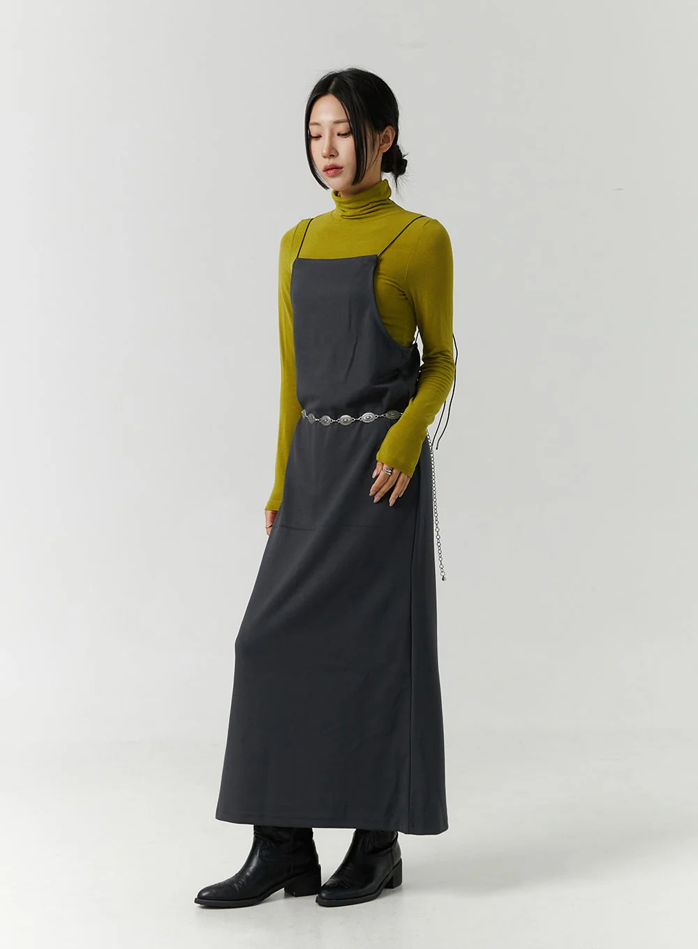 Open Back Strap Sleeveless Maxi Dress CN328 - Image 3