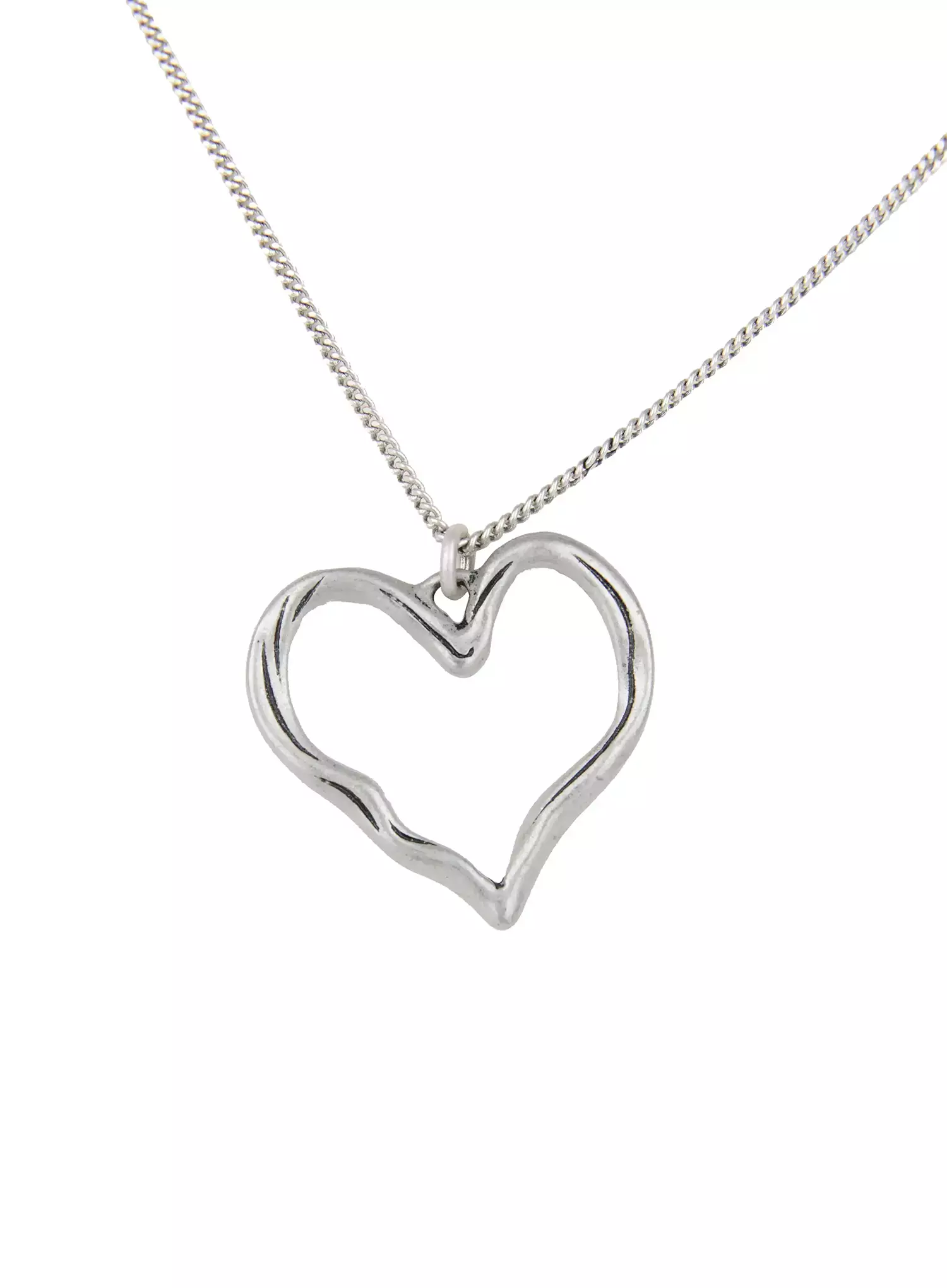 Open Heart Chain Necklace IG528 - Image 6