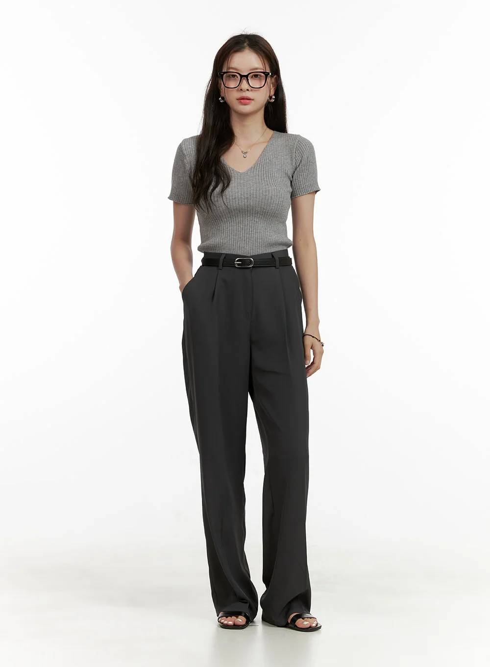 Oval Buckle Belt OU411 - Image 2