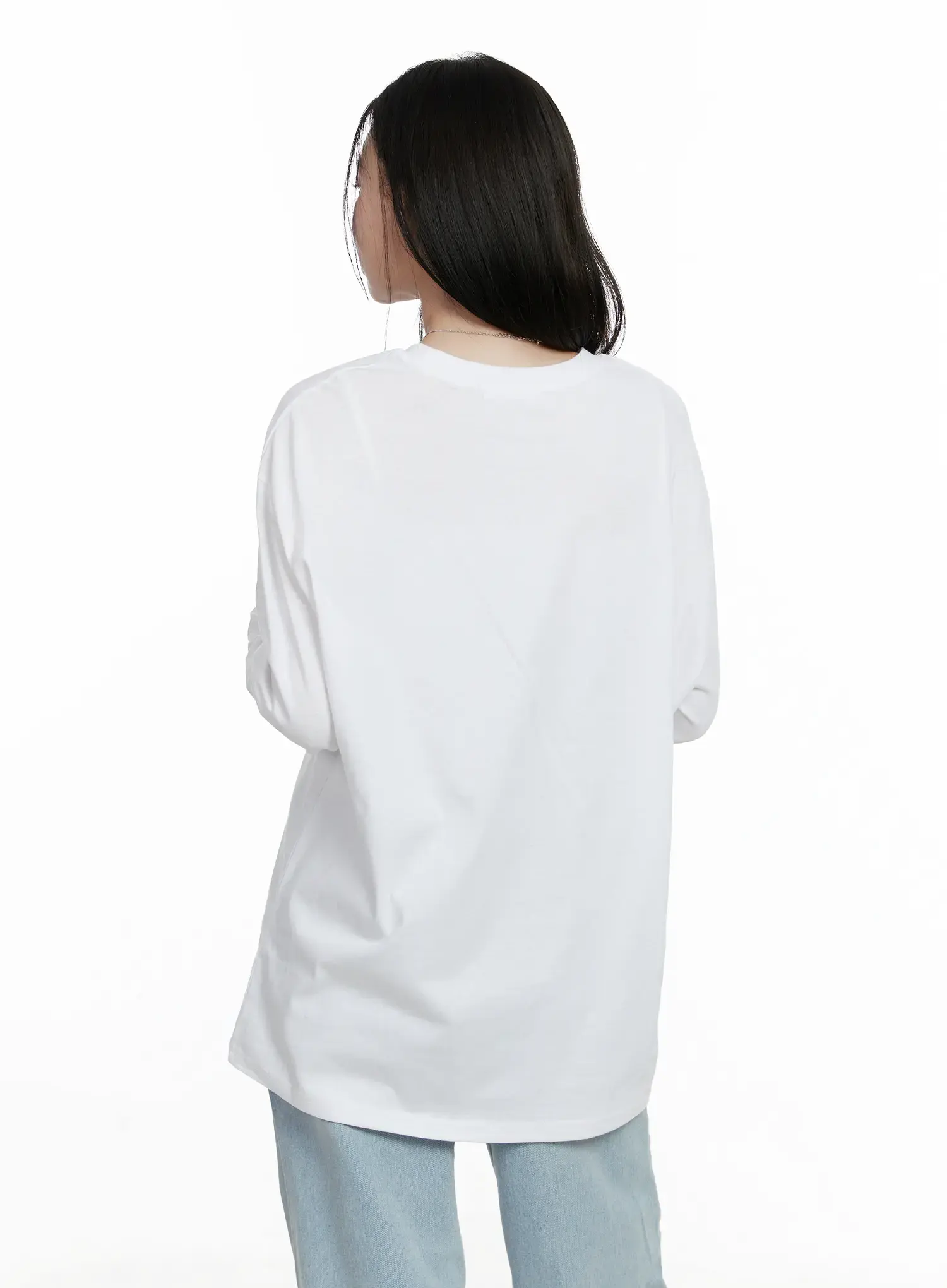 Overfit Yellow Bears Graphic Long Sleeve Shirt F502 - Image 8