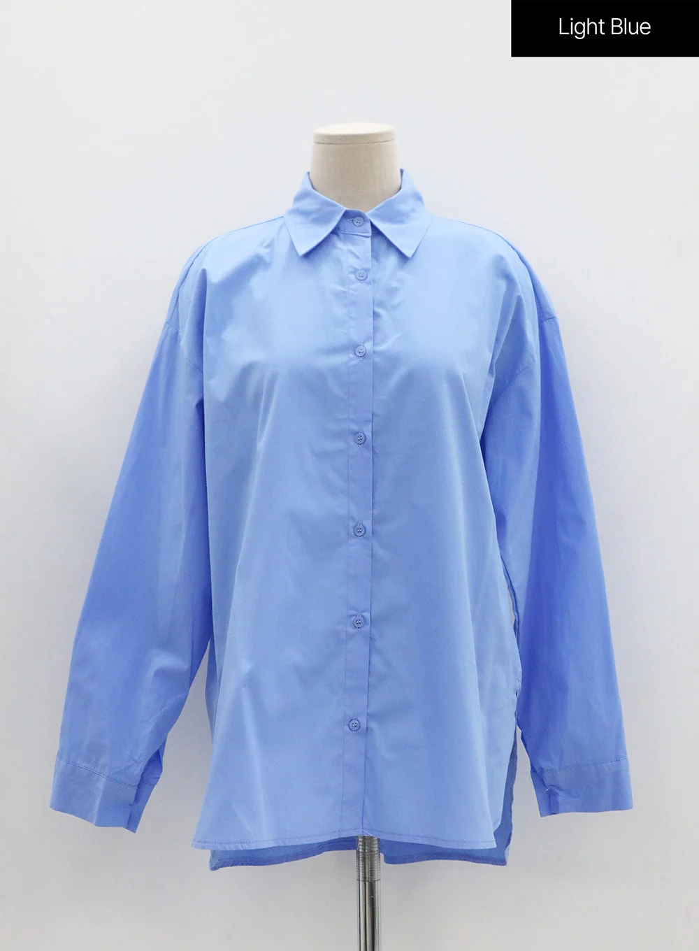 Oversize Long Sleeve Shirt OO04 - Image 14