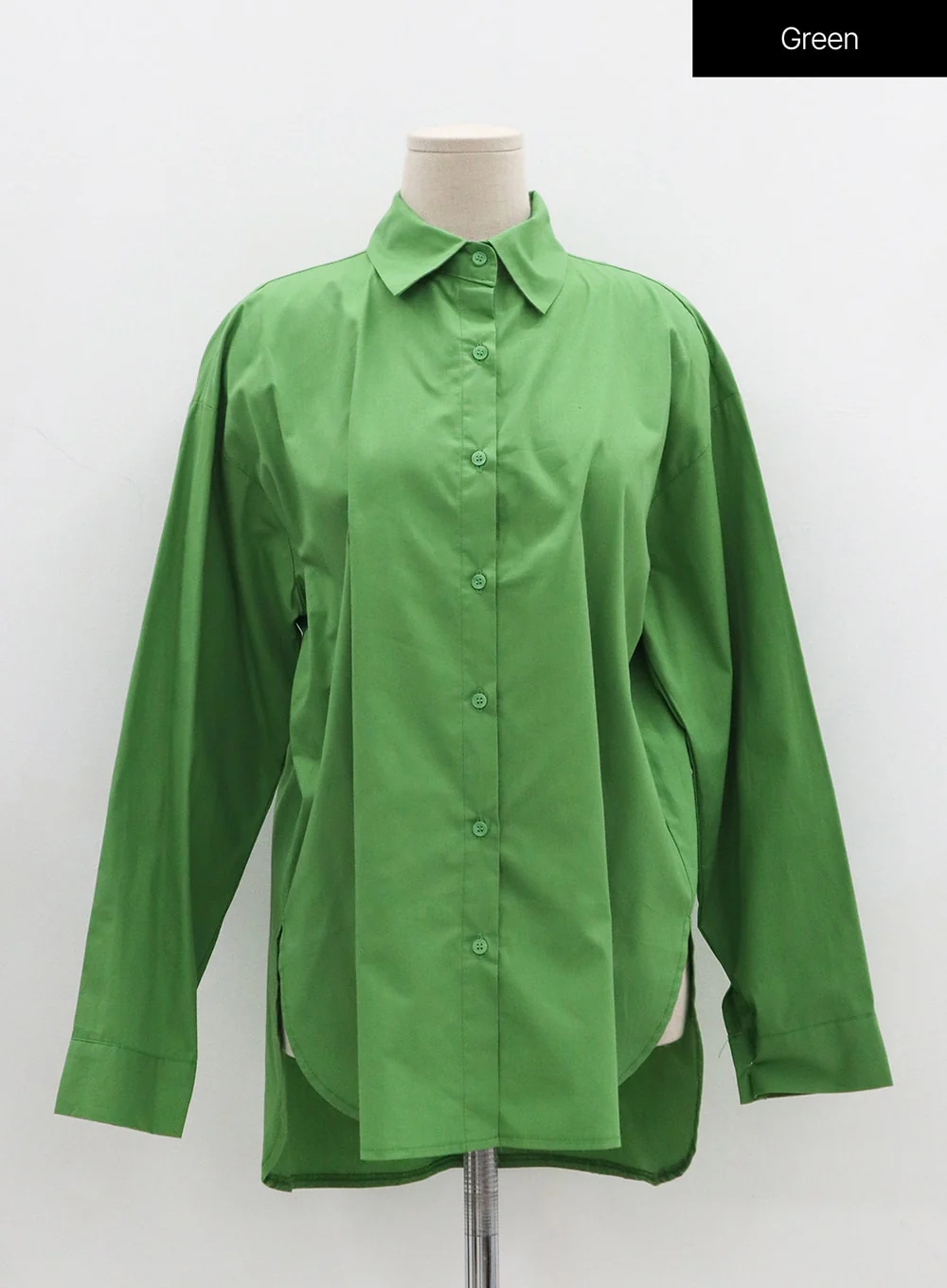 Oversize Long Sleeve Shirt OO04 - Image 19