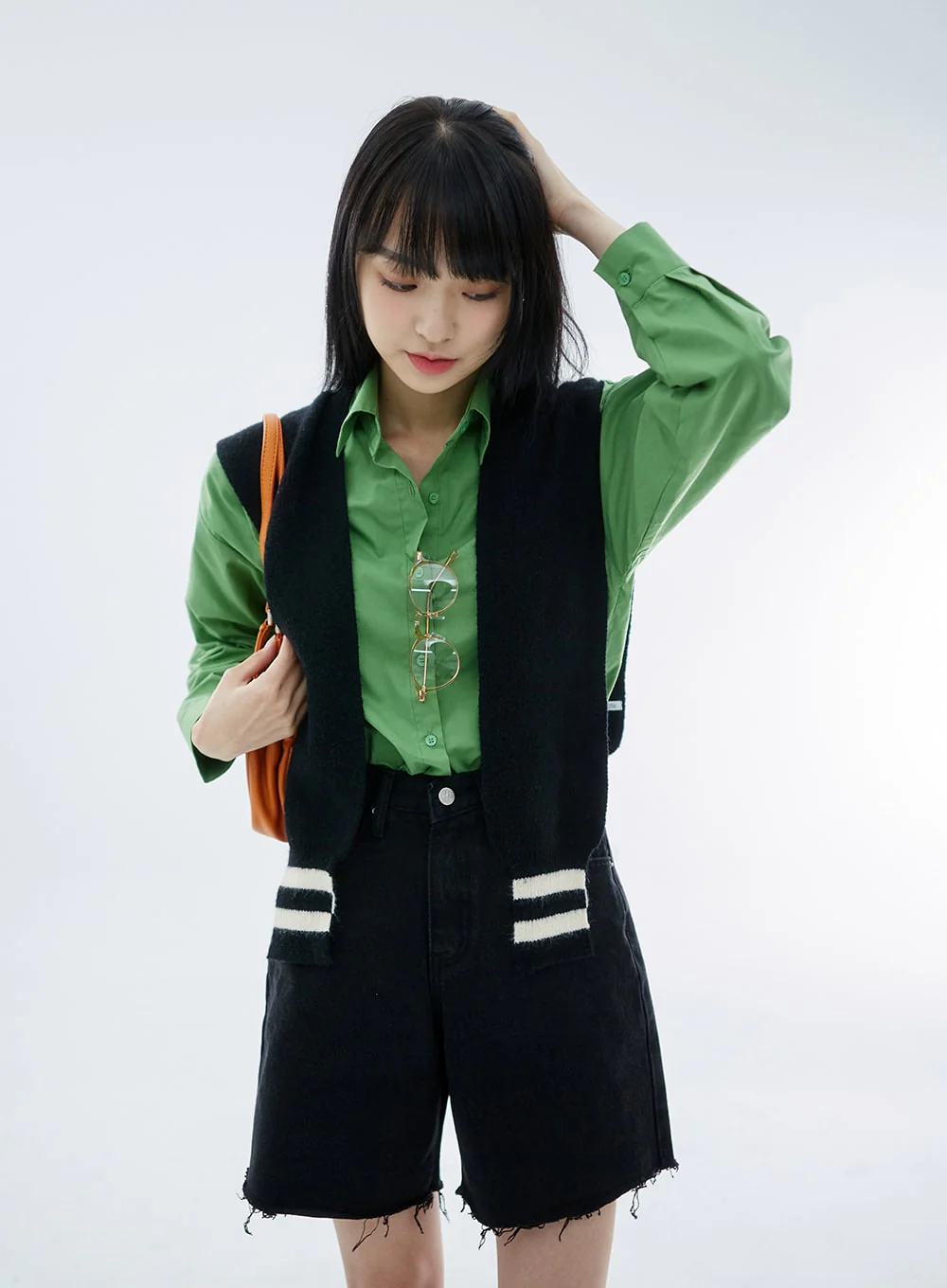 Oversize Long Sleeve Shirt OO04 - Image 7