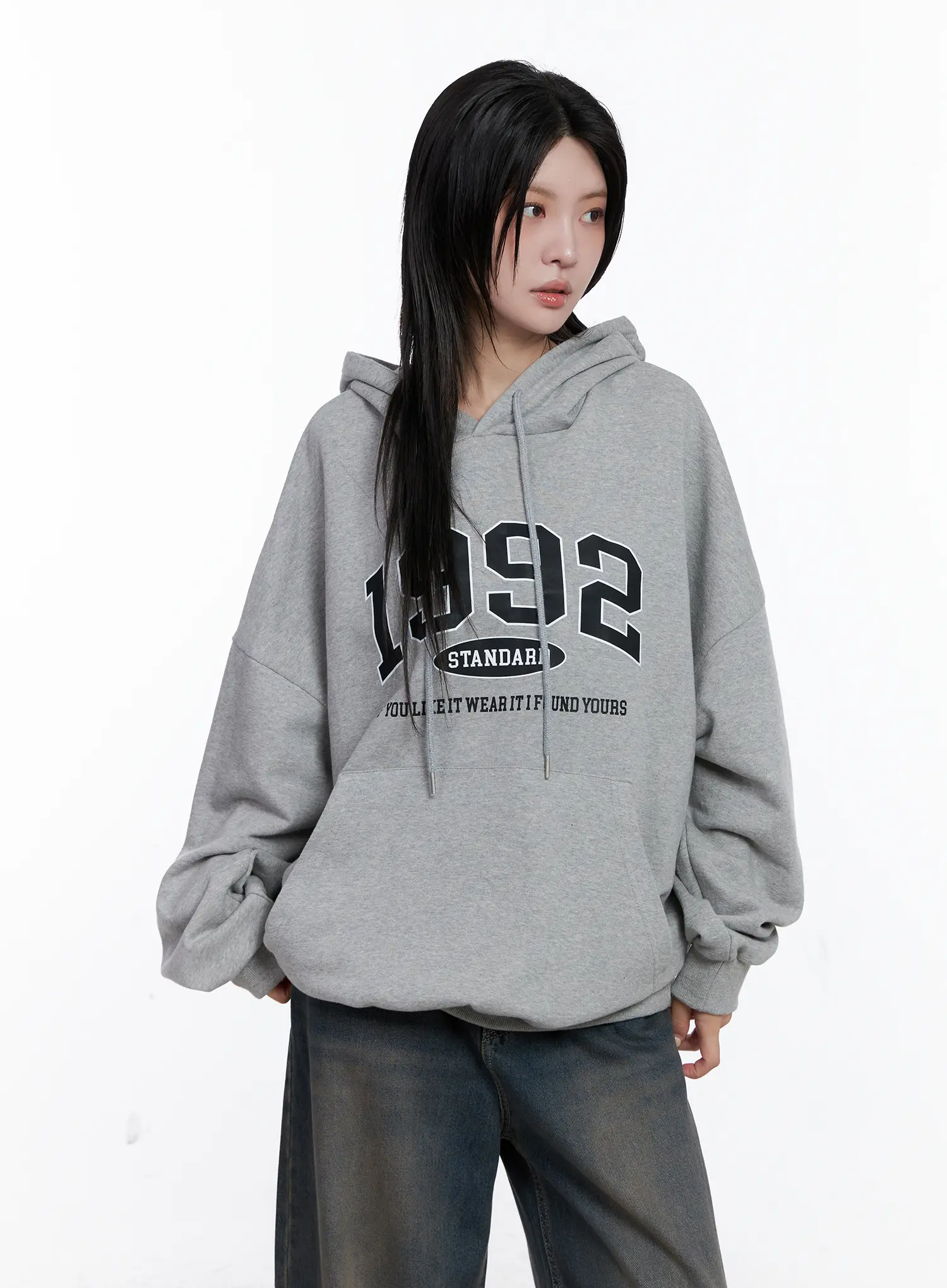 Oversized 1992 Graphic Hoodie CS510 - Image 3