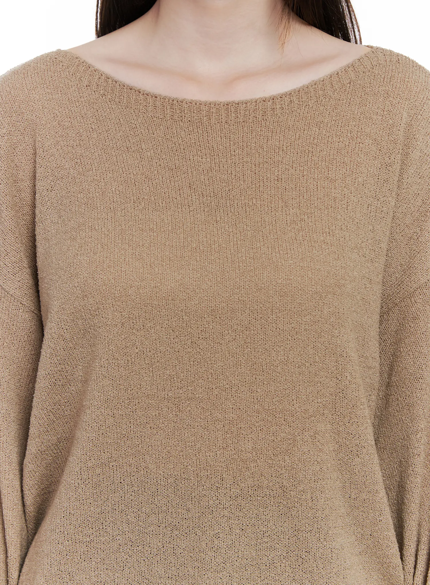 Oversized Boatneck Knit Sweater CO506 - Image 8