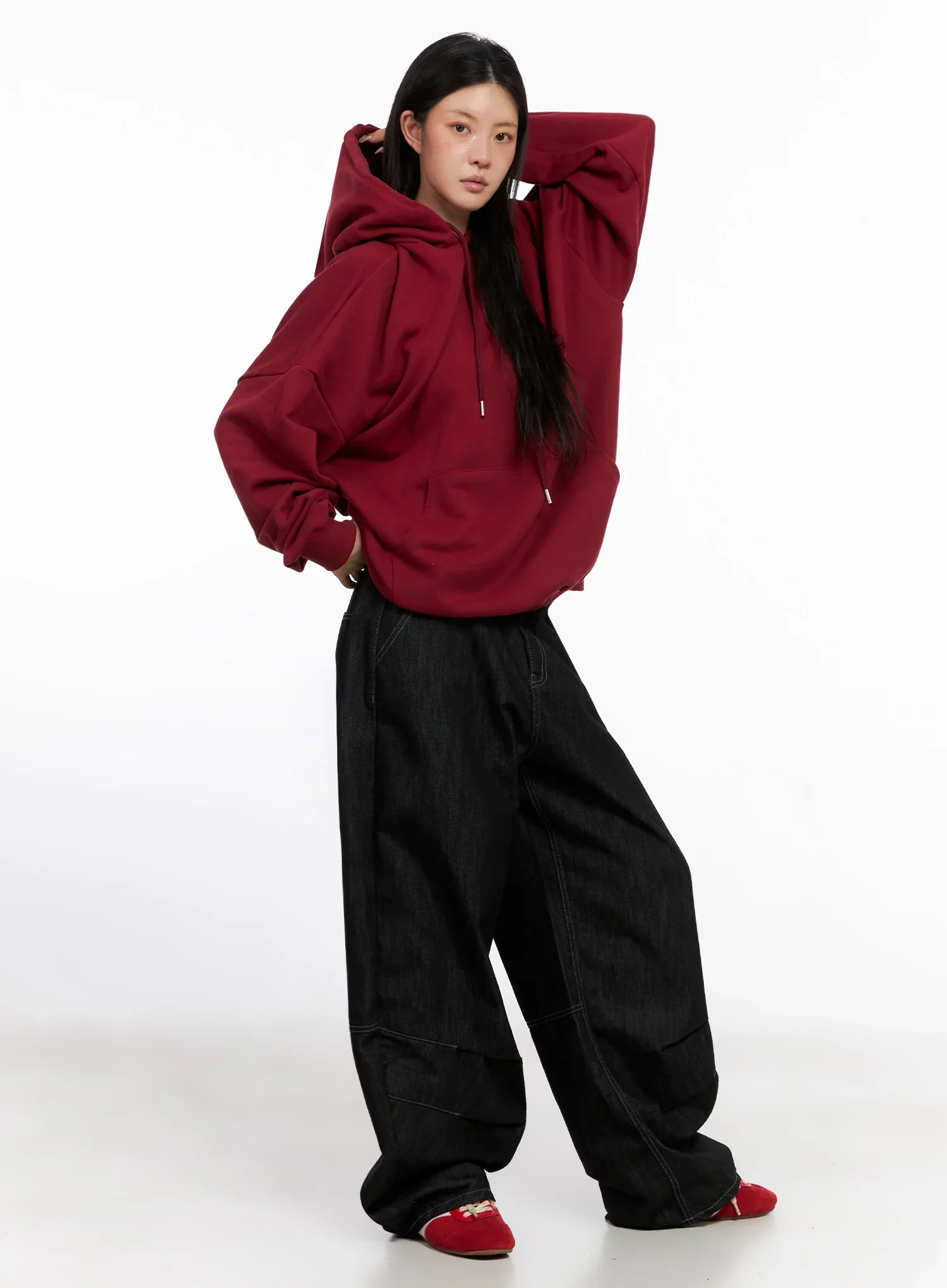 Oversized Casual Hoodie IS515 - Image 7