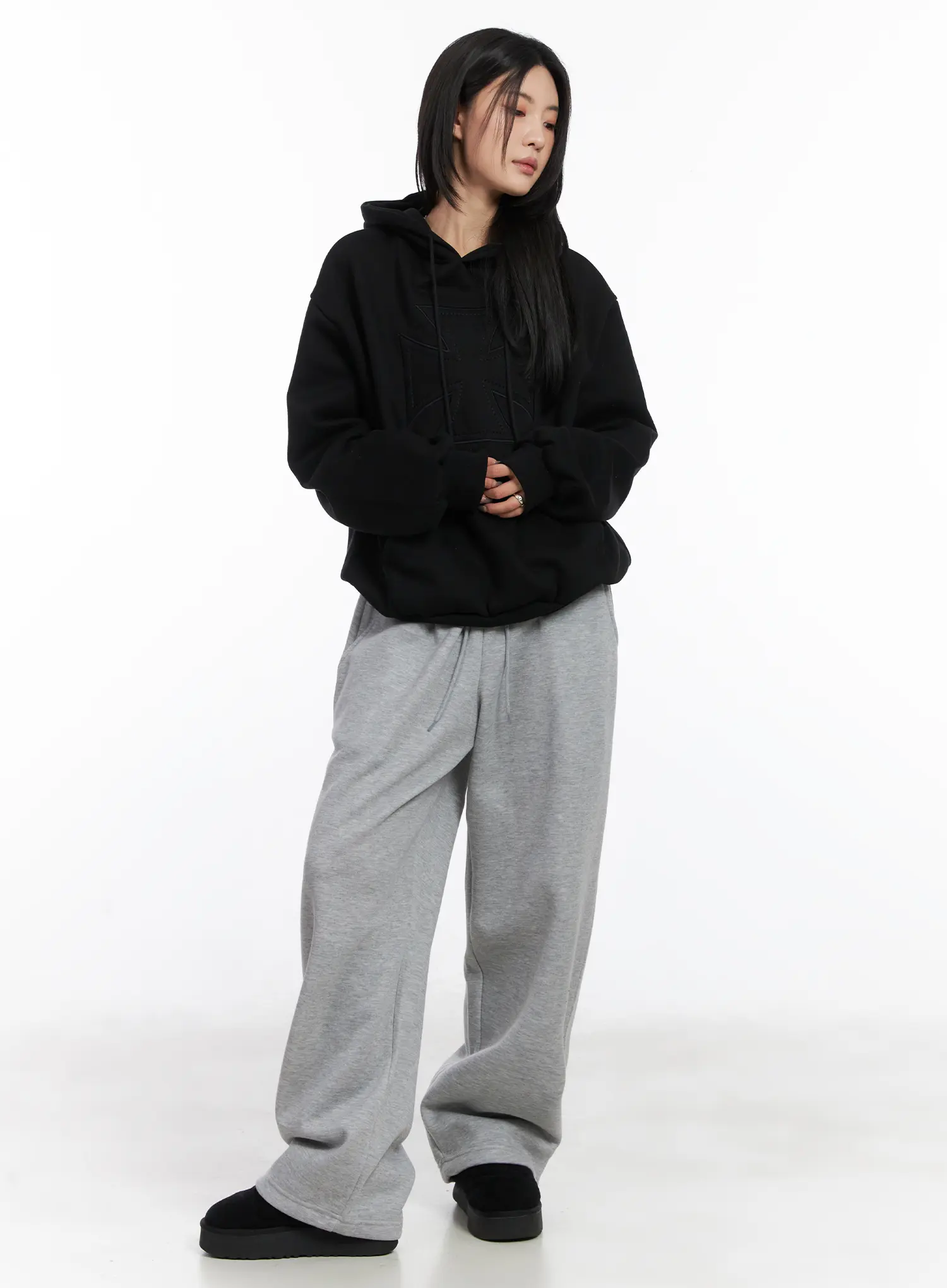Oversized Fleece Hoodie CD505 - Image 6