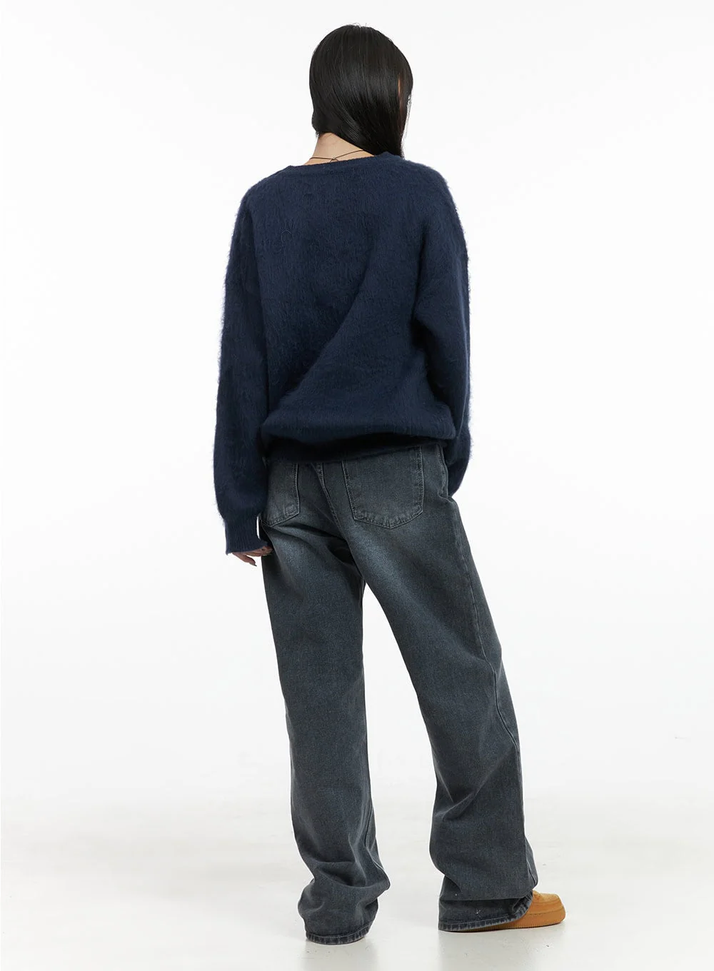 Oversized Fuzy Soft Knit Sweater OO401 - Image 3