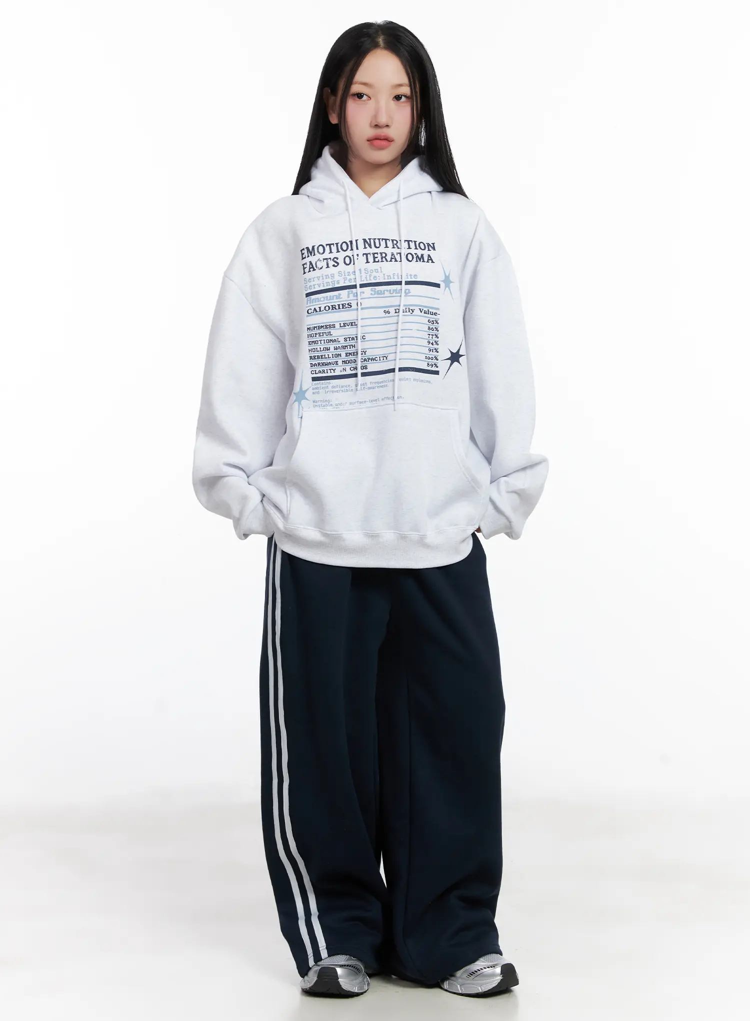 Oversized Graphic Hoodie CN528 - Image 2