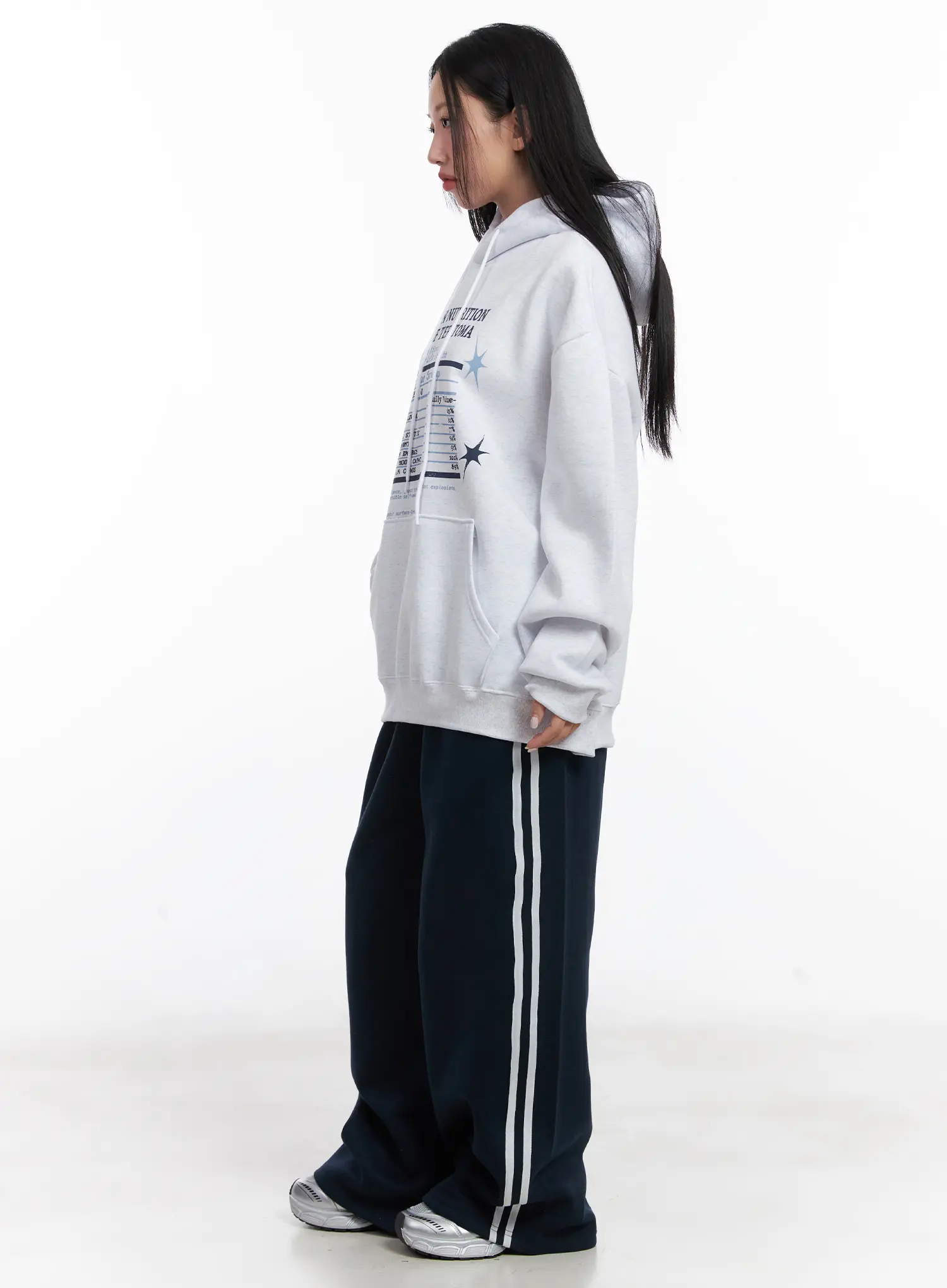 Oversized Graphic Hoodie CN528 - Image 3