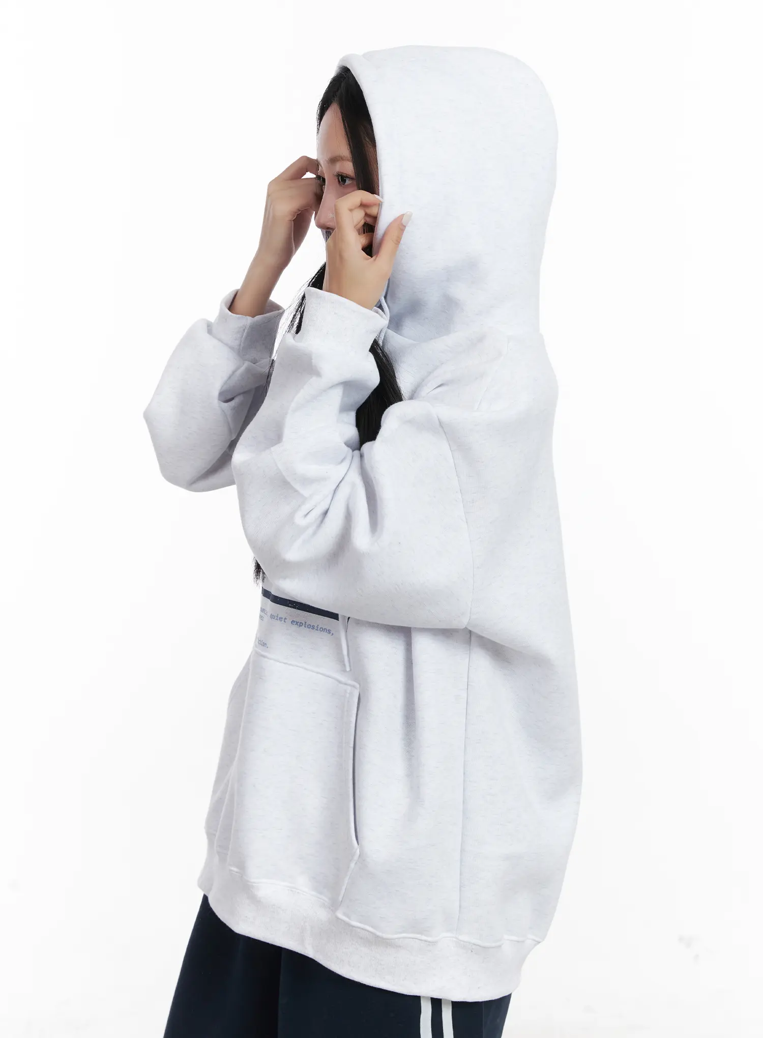 Oversized Graphic Hoodie CN528 - Image 5