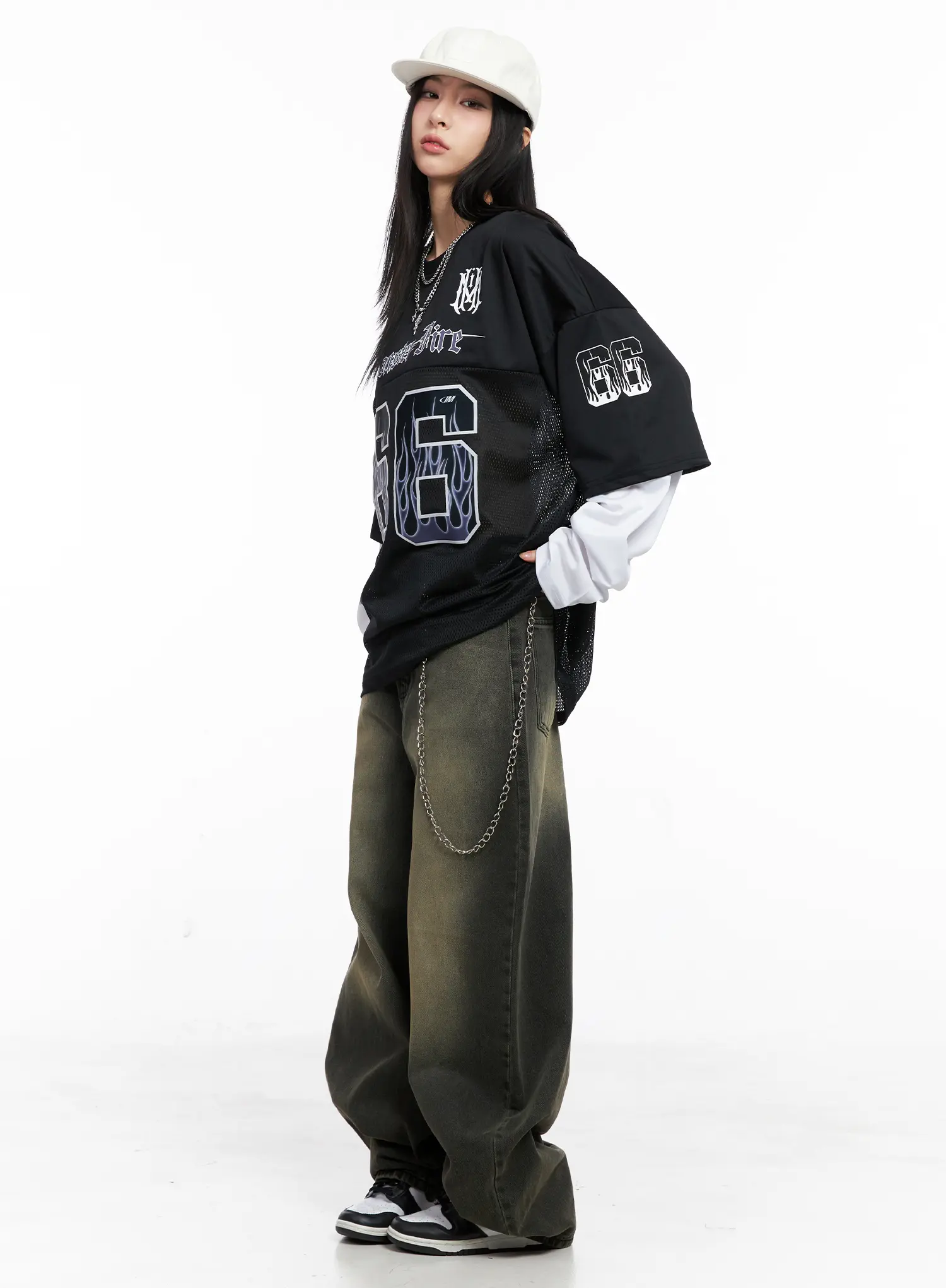 Oversized Graphic Long Sleeve CC1109 - Image 7