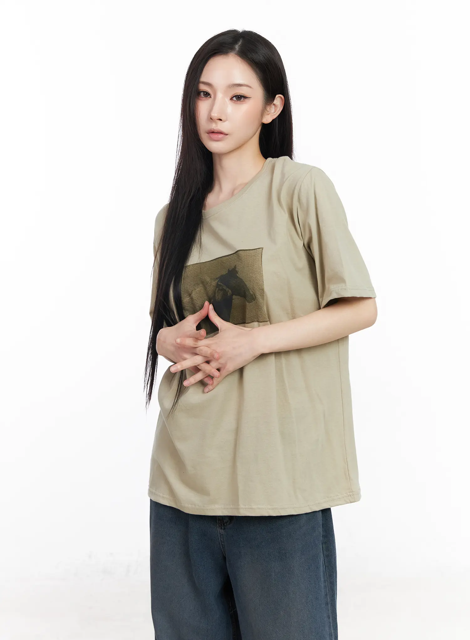 Oversized Graphic Print T-Shirt CM519 - Image 10