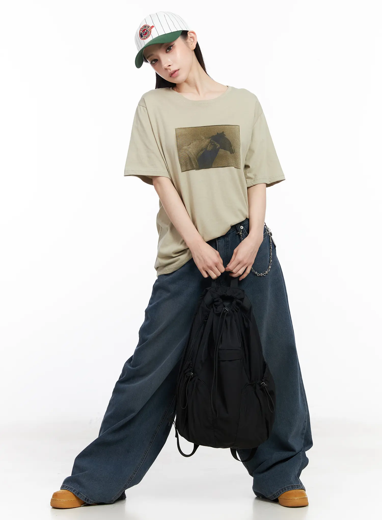 Oversized Graphic Print T-Shirt CM519 - Image 7