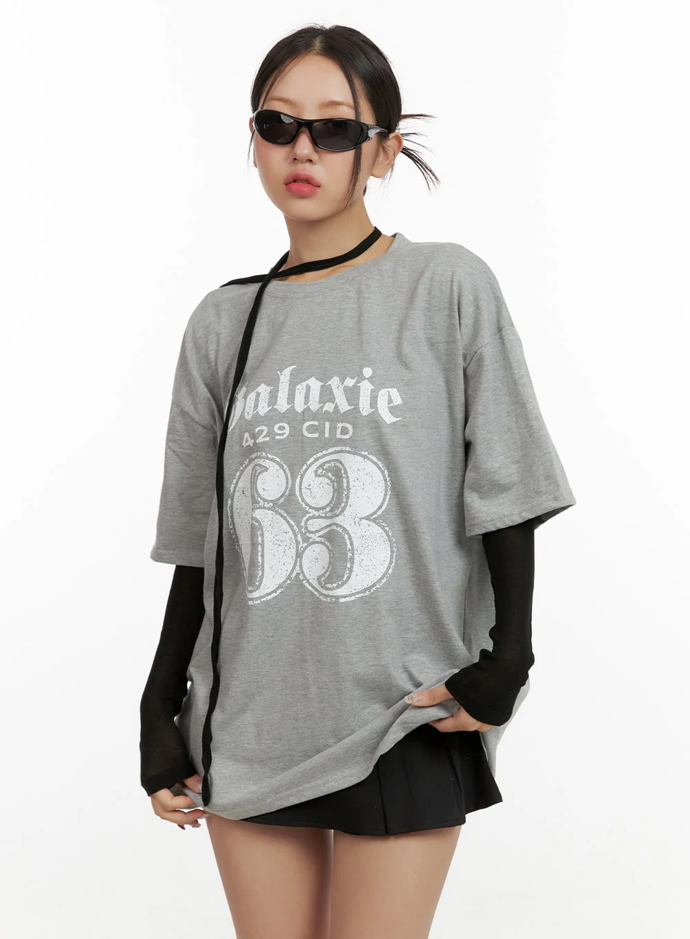 Oversized Graphic T-Shirt OU403 - Image 2