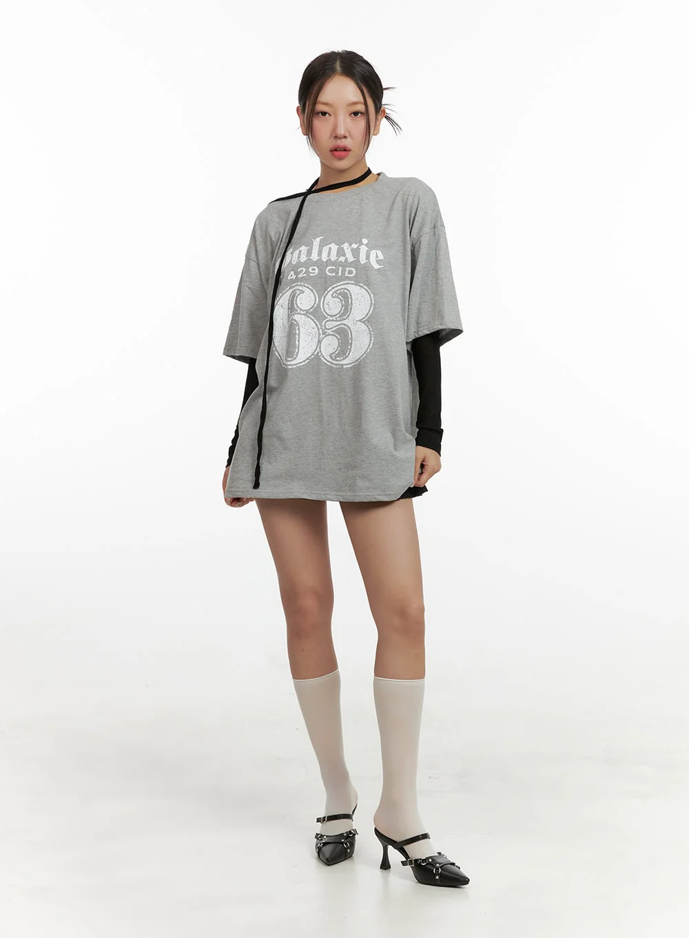 Oversized Graphic T-Shirt OU403 - Image 5