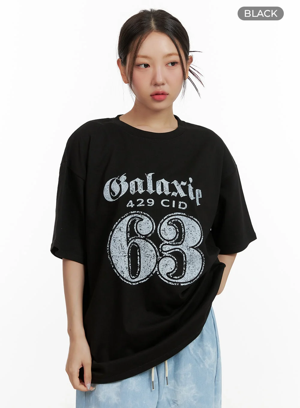 Oversized Graphic T-Shirt OU403 - Image 8