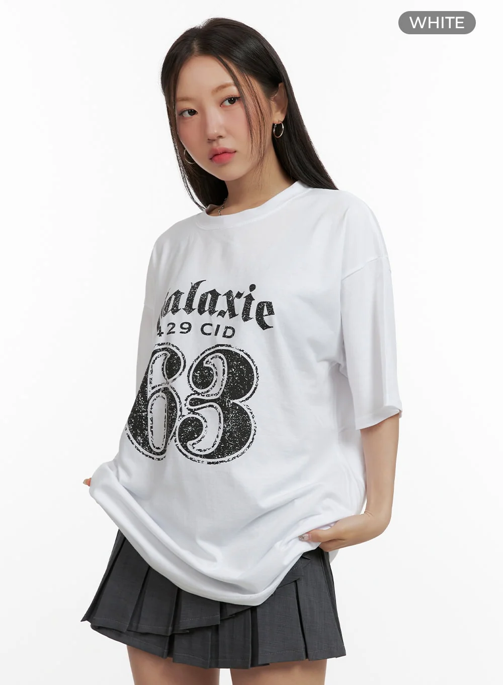 Oversized Graphic T-Shirt OU403 - Image 9