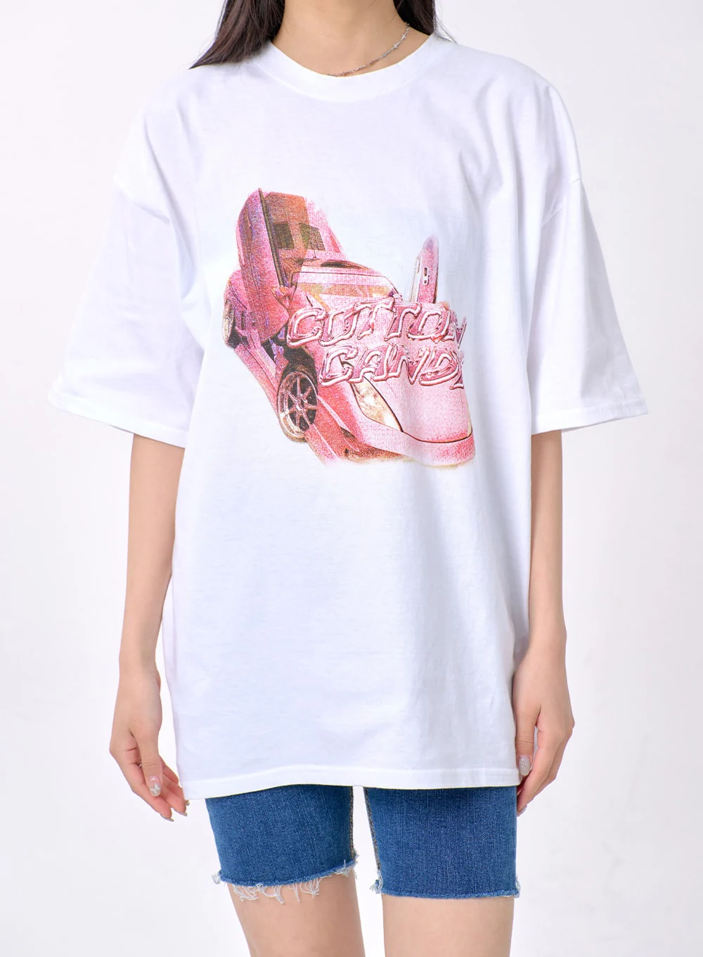 Oversized Graphic Tee BA327 - Image 2