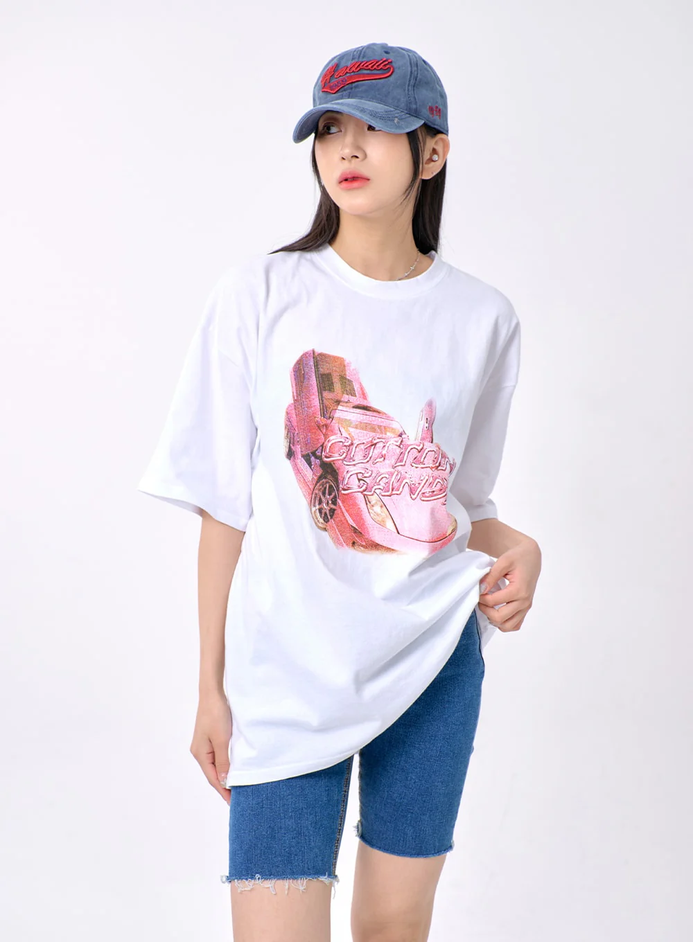 Oversized Graphic Tee BA327 - Image 6