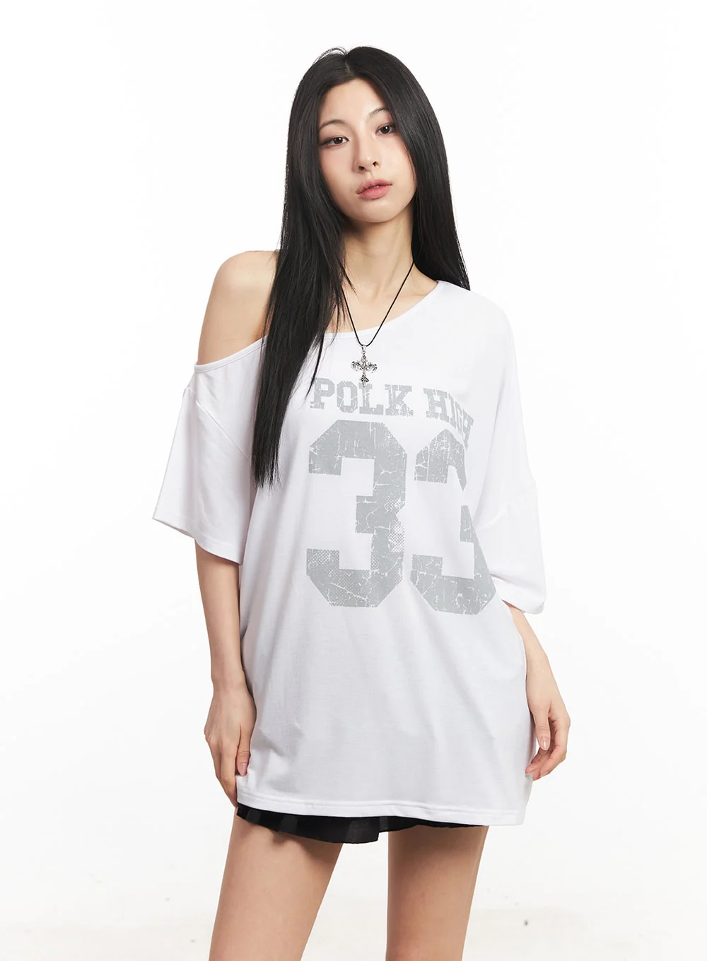 Oversized Graphic Tee CA514 - Image 4