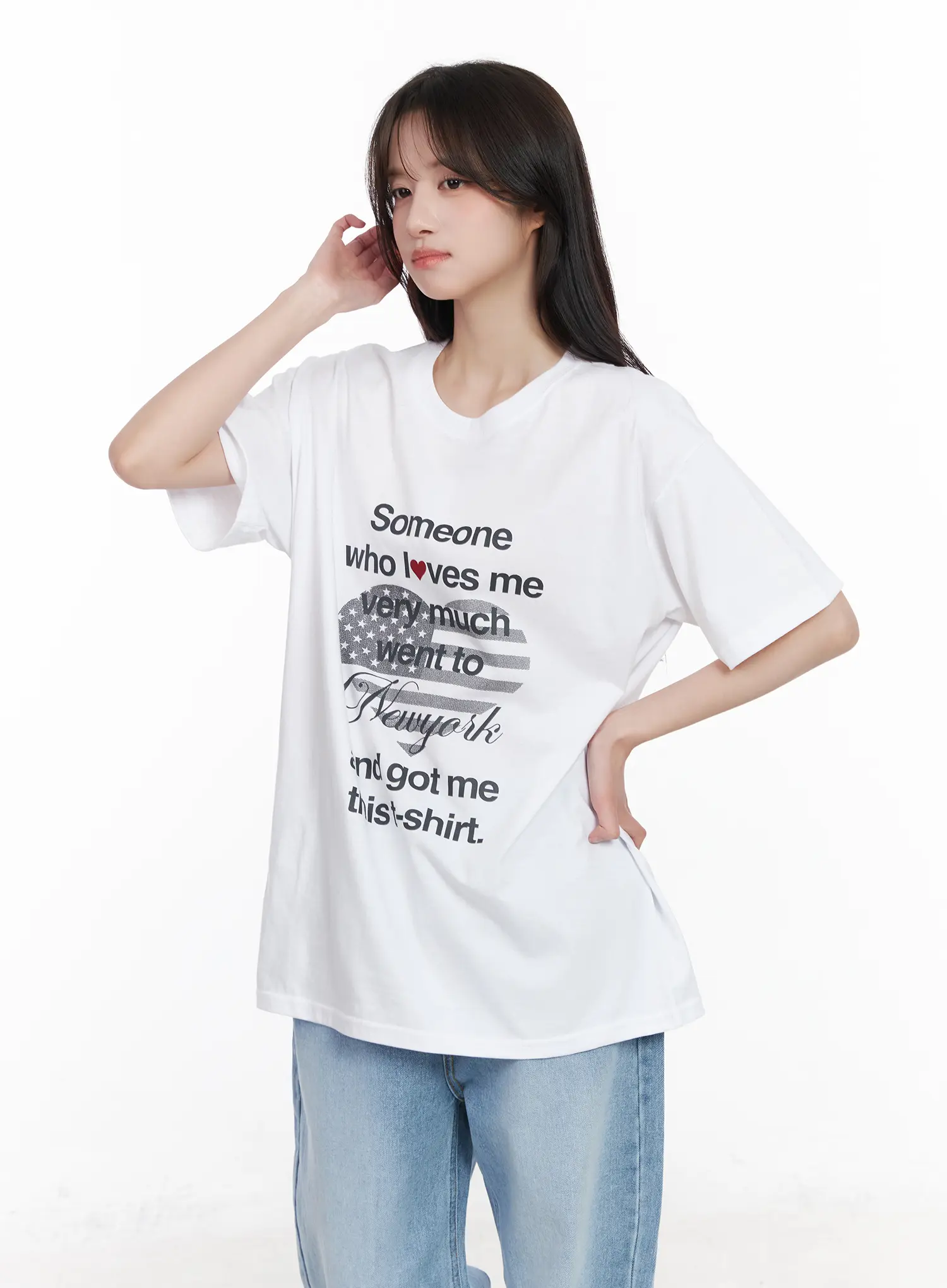 Oversized Graphic Tee CM527 - Image 2