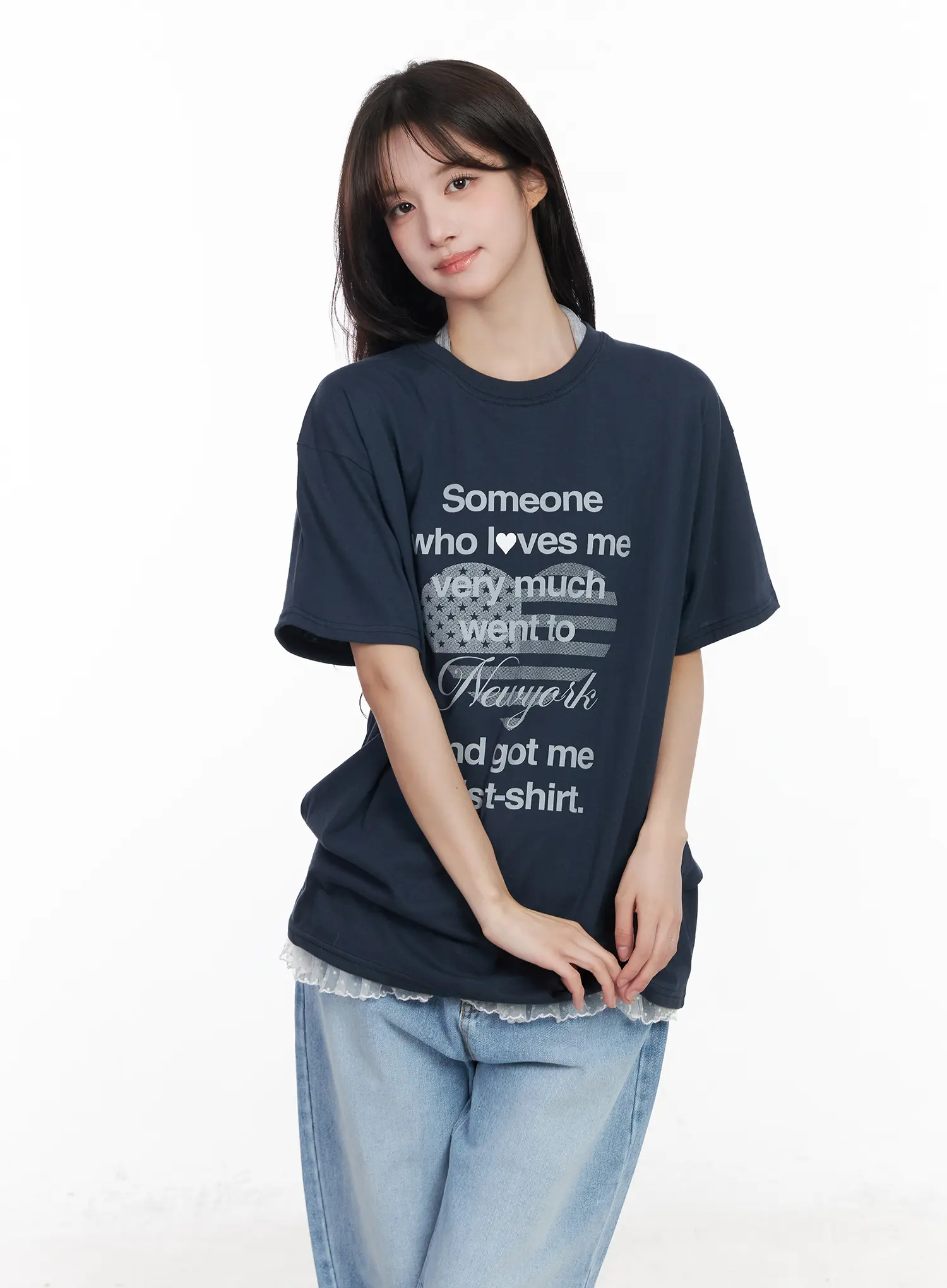 Oversized Graphic Tee CM527 - Image 9