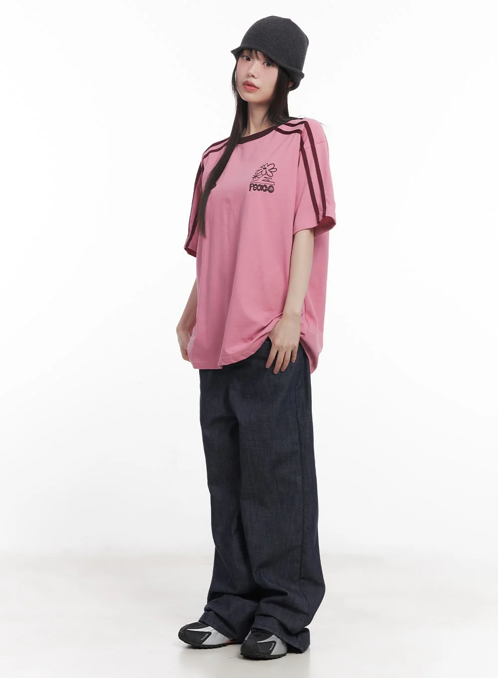 Oversized Graphic Tee CU506